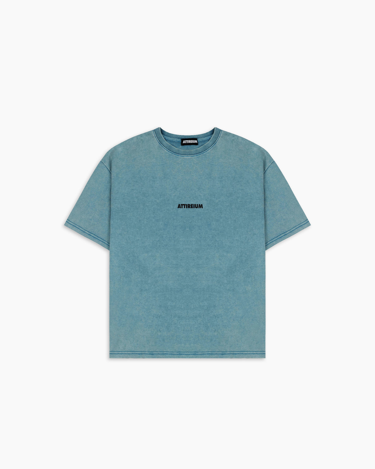 Washed Teal Acid Wash T-Shirt