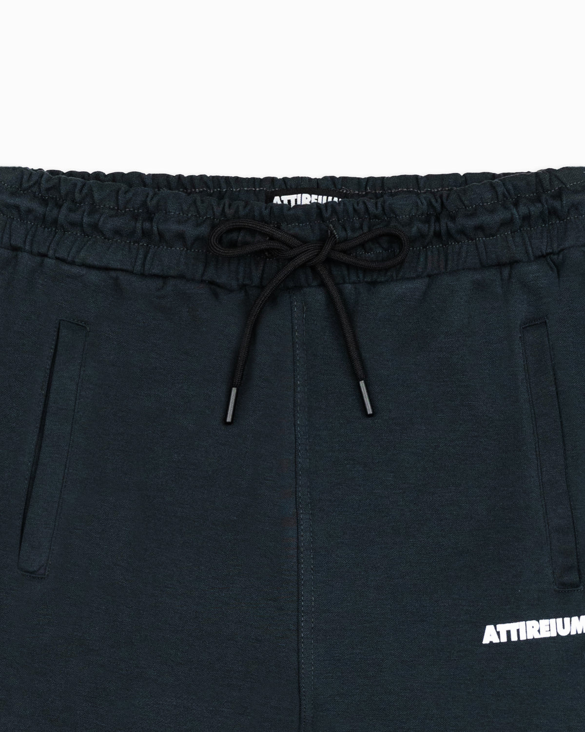Blue Graphite Combed Cotton Shorts
