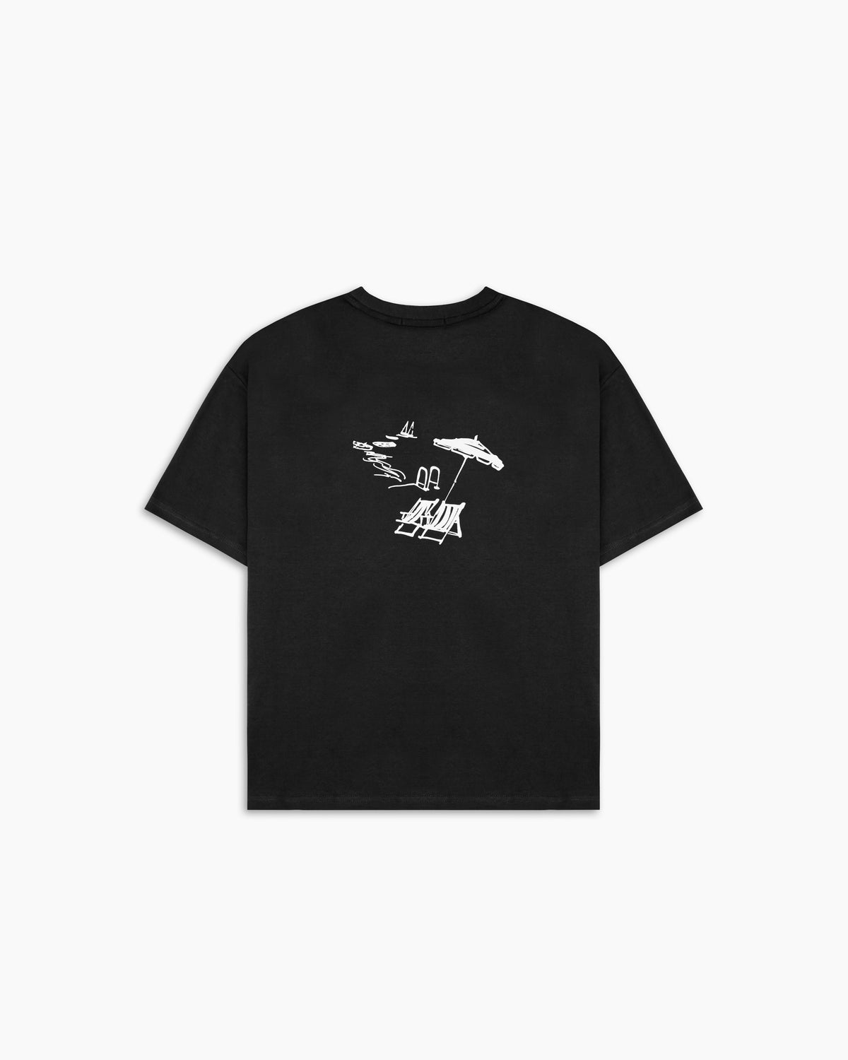 Black Beauty Bench Beach Graphic T-Shirt