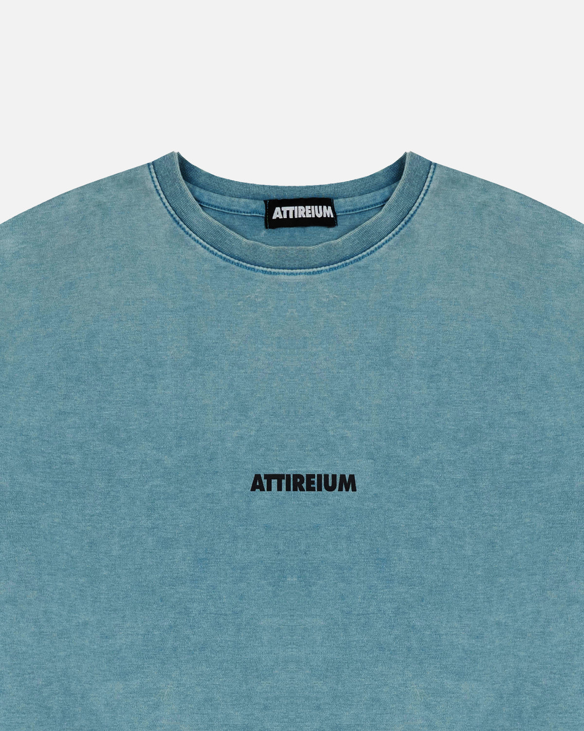 Washed Teal Acid Wash T-Shirt