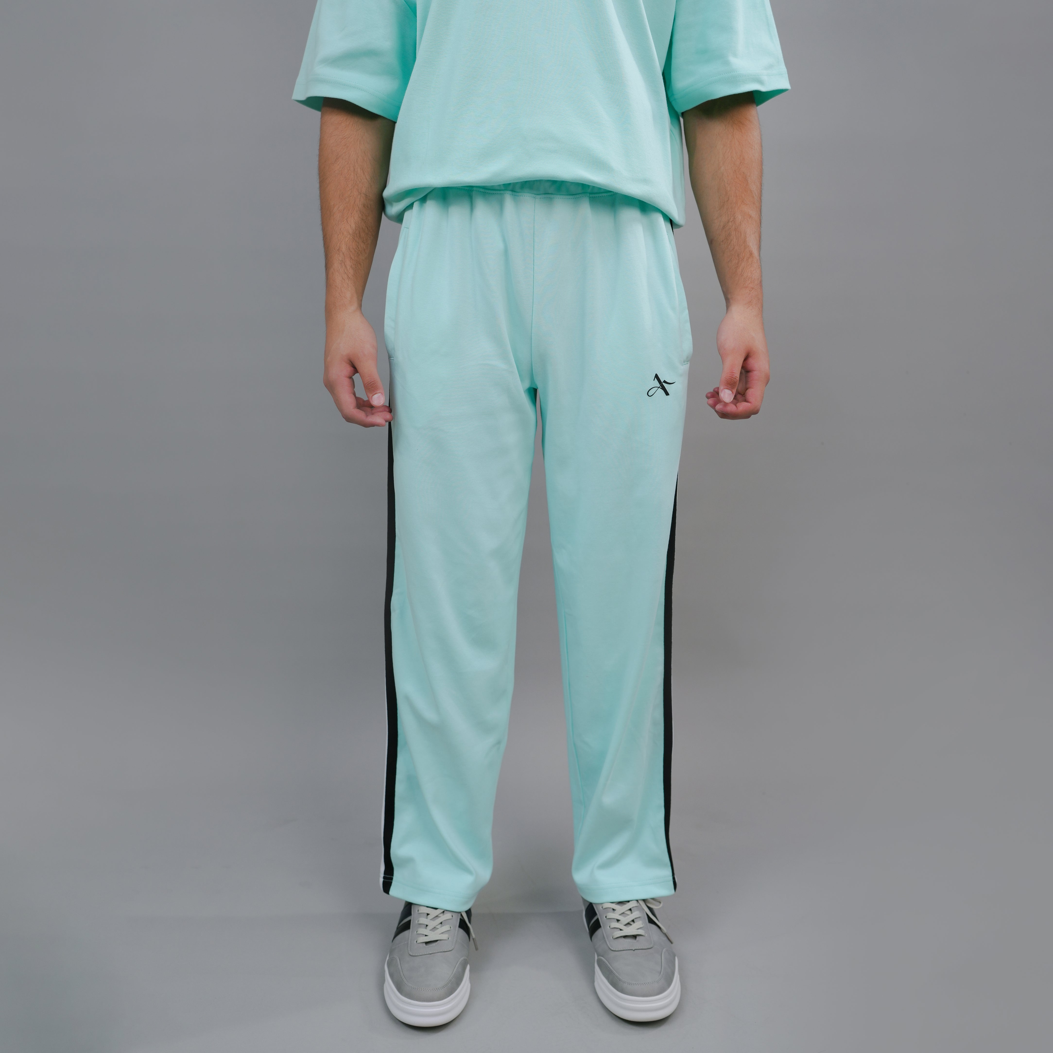 Straight Trouser Aqua Frost