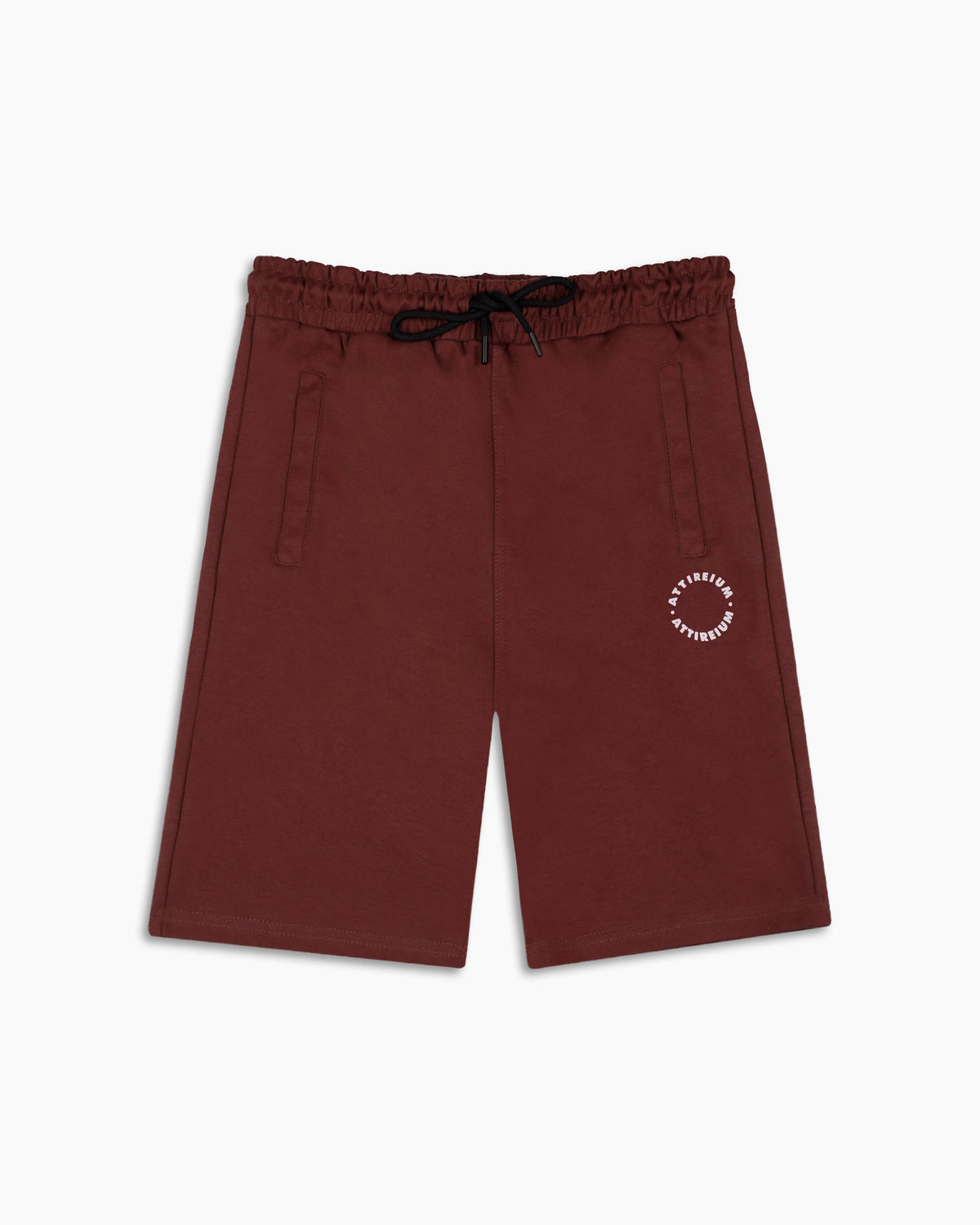 Ruby Wine Combed Cotton Shorts