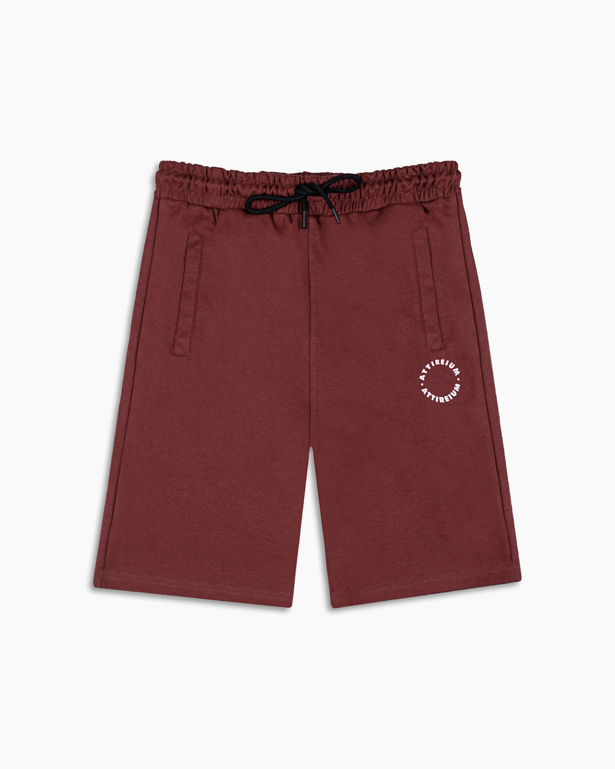 Ruby Wine Combed Cotton Shorts