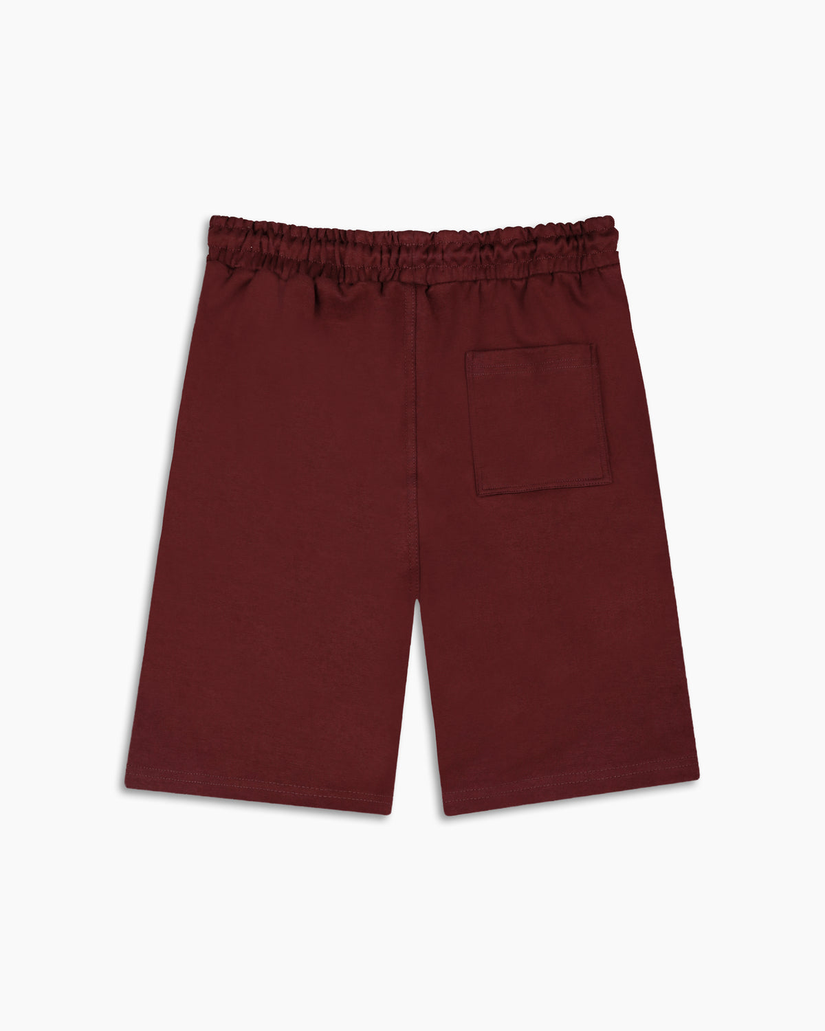 Plum Wine Combed Cotton Shorts