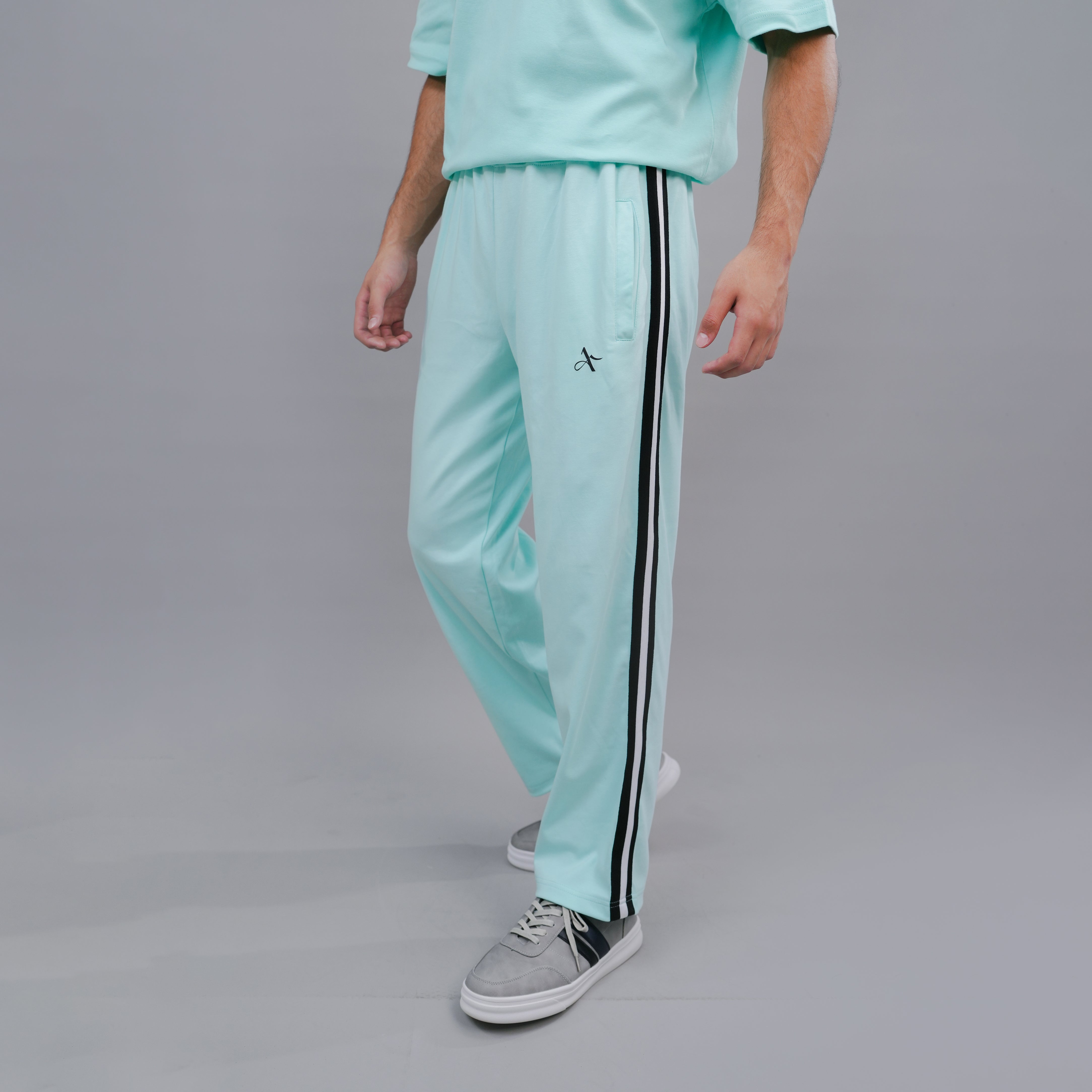 Straight Trouser Aqua Frost