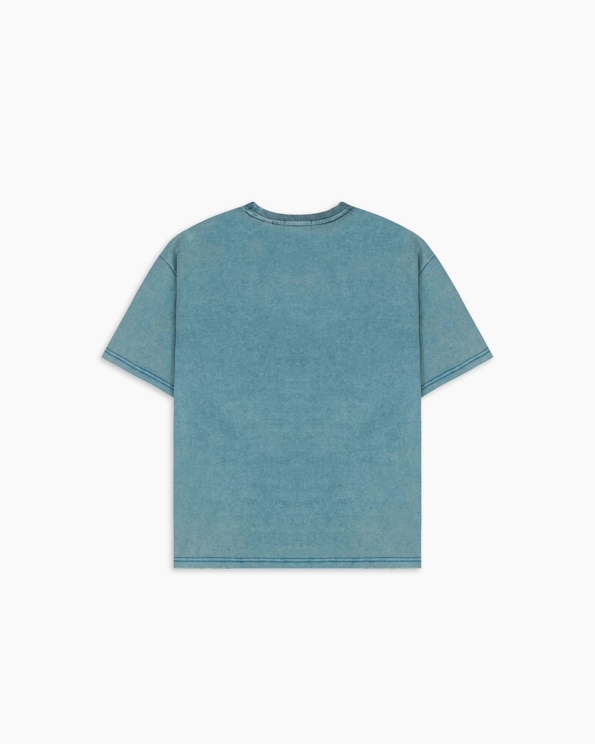 Washed Teal Acid Wash T-Shirt