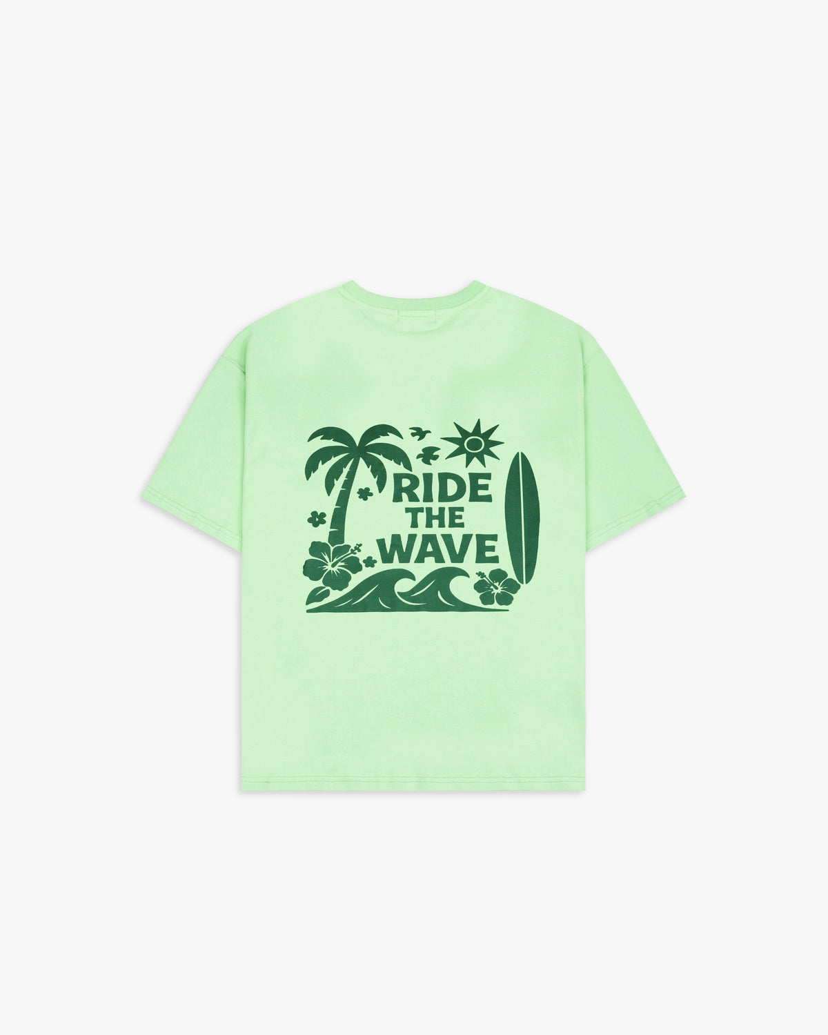 Spring Leaf Ride The Wave Graphic T-Shirt