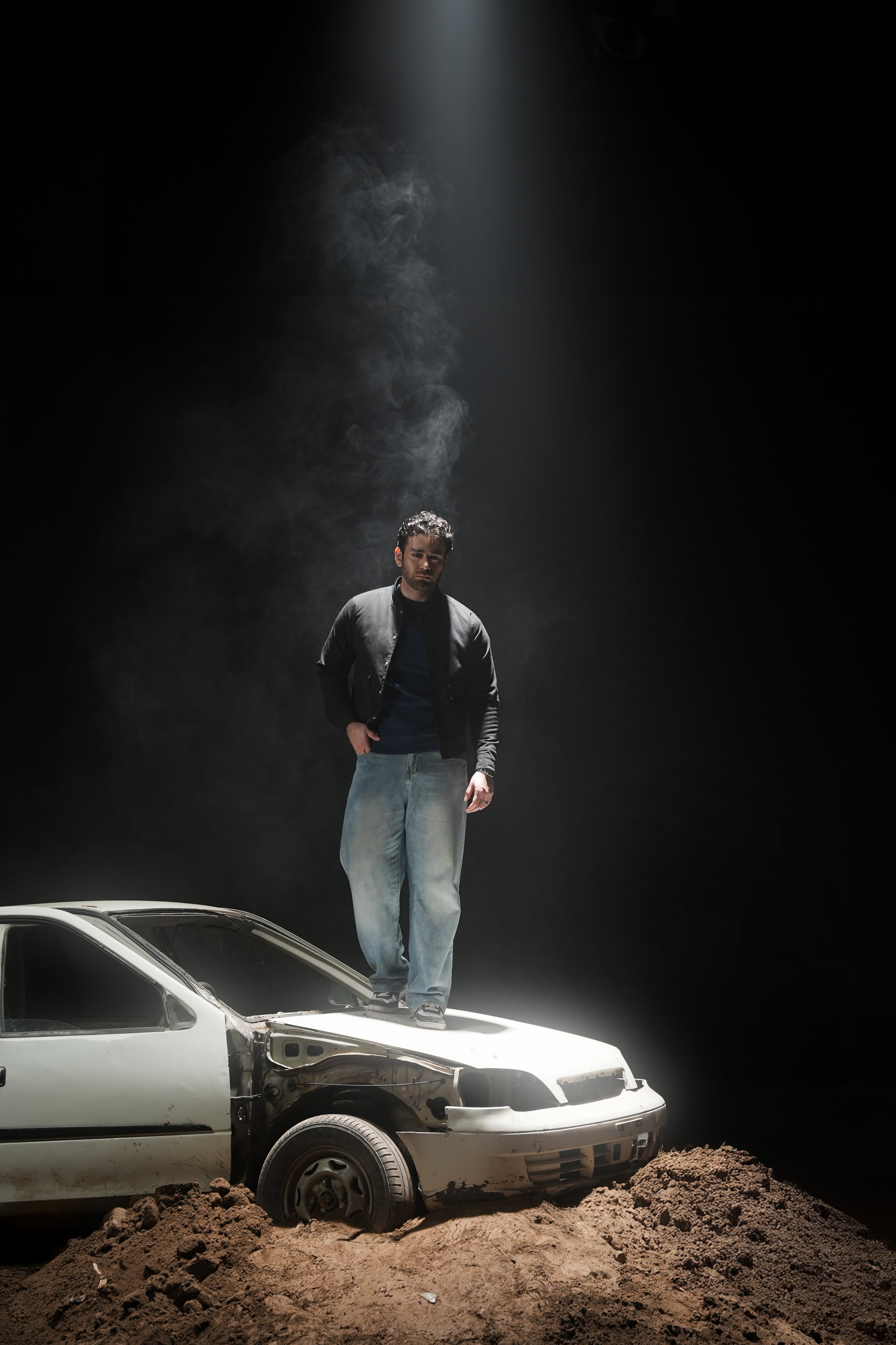 Black - Minimal Utility Street Jacket