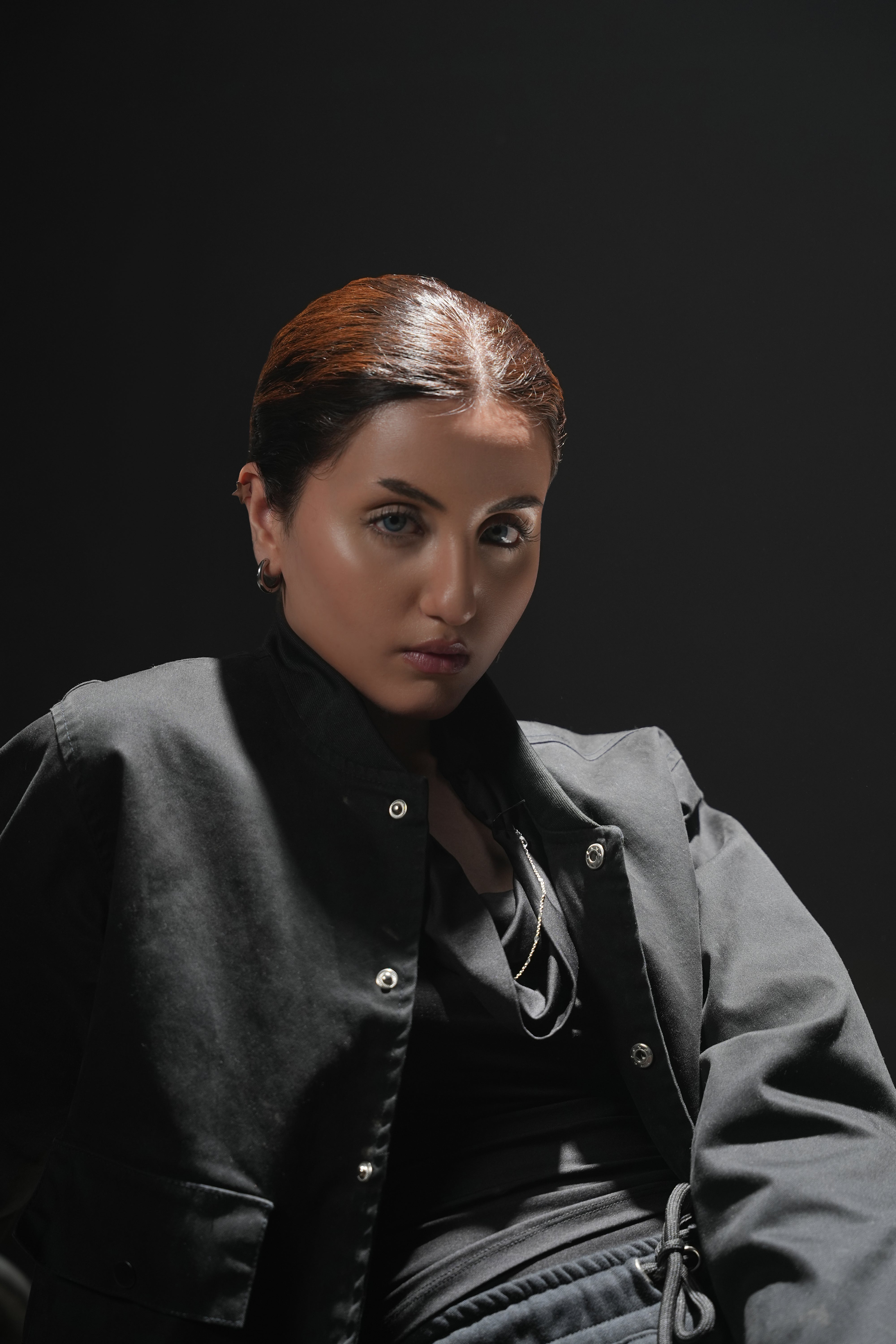 Black - Minimal Utility Street Jacket