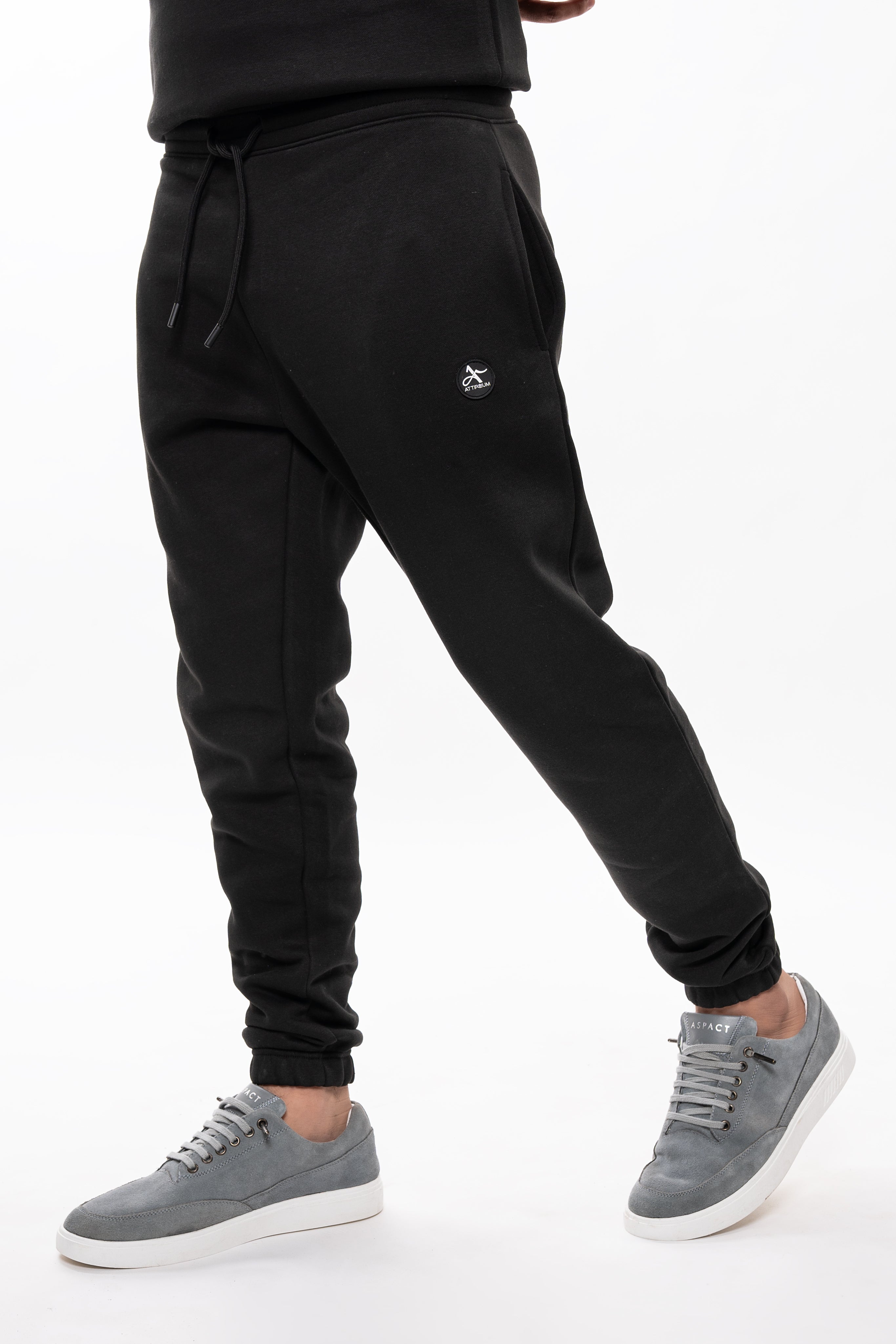 Black Essential Jogger Pants