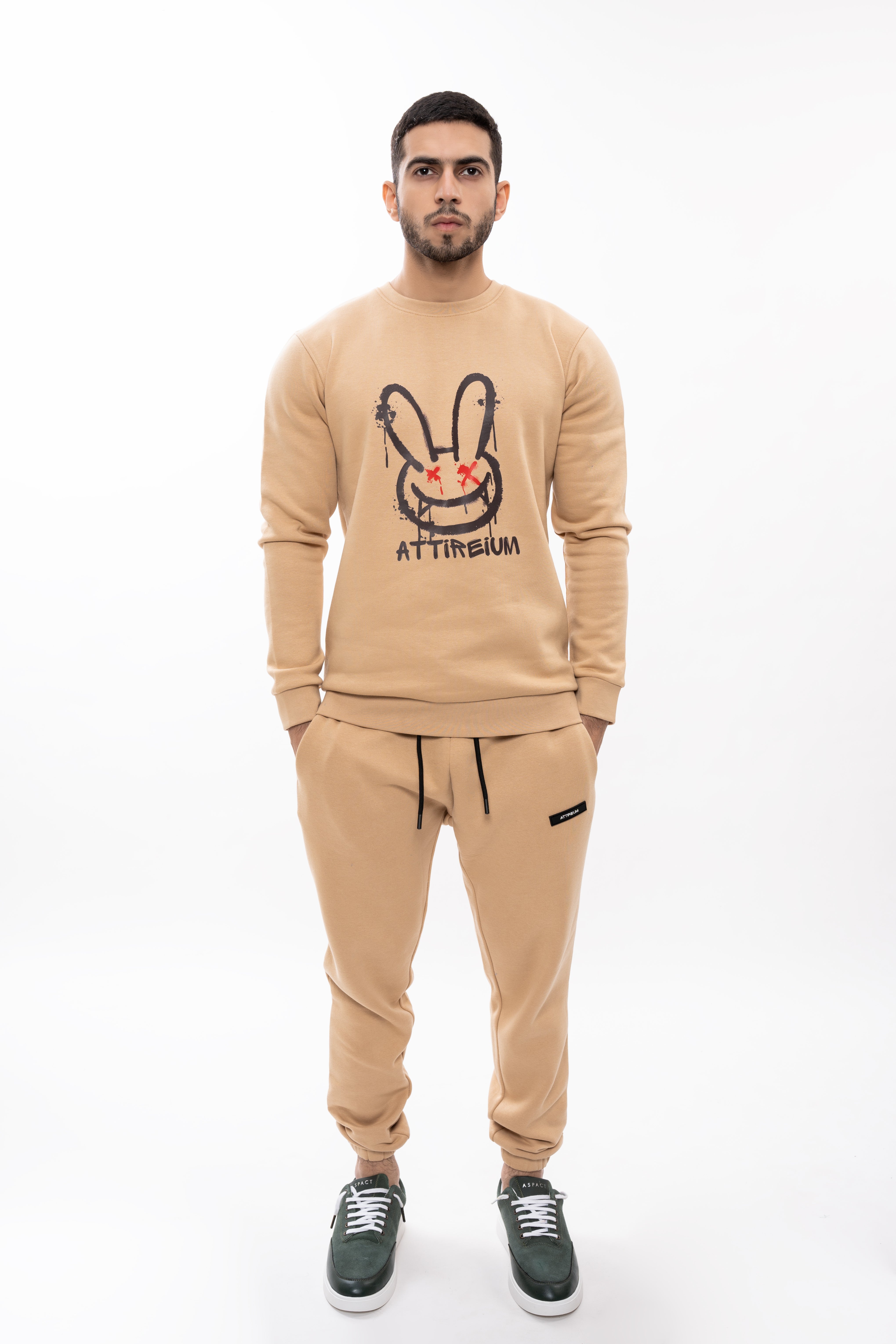 Nude Graffiti Bunny Sweatshirt