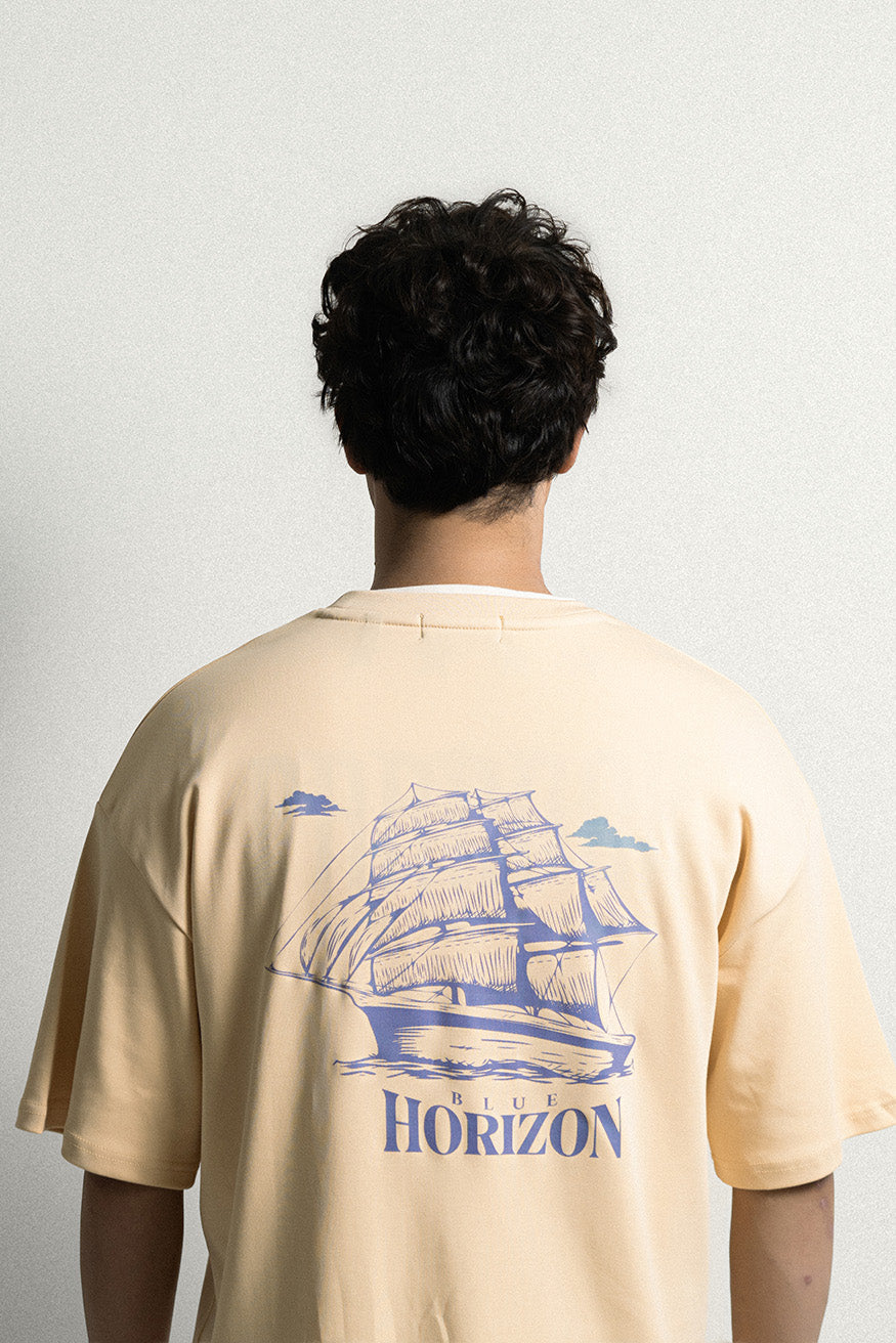 Amber Light Horizon Graphic T-Shirt