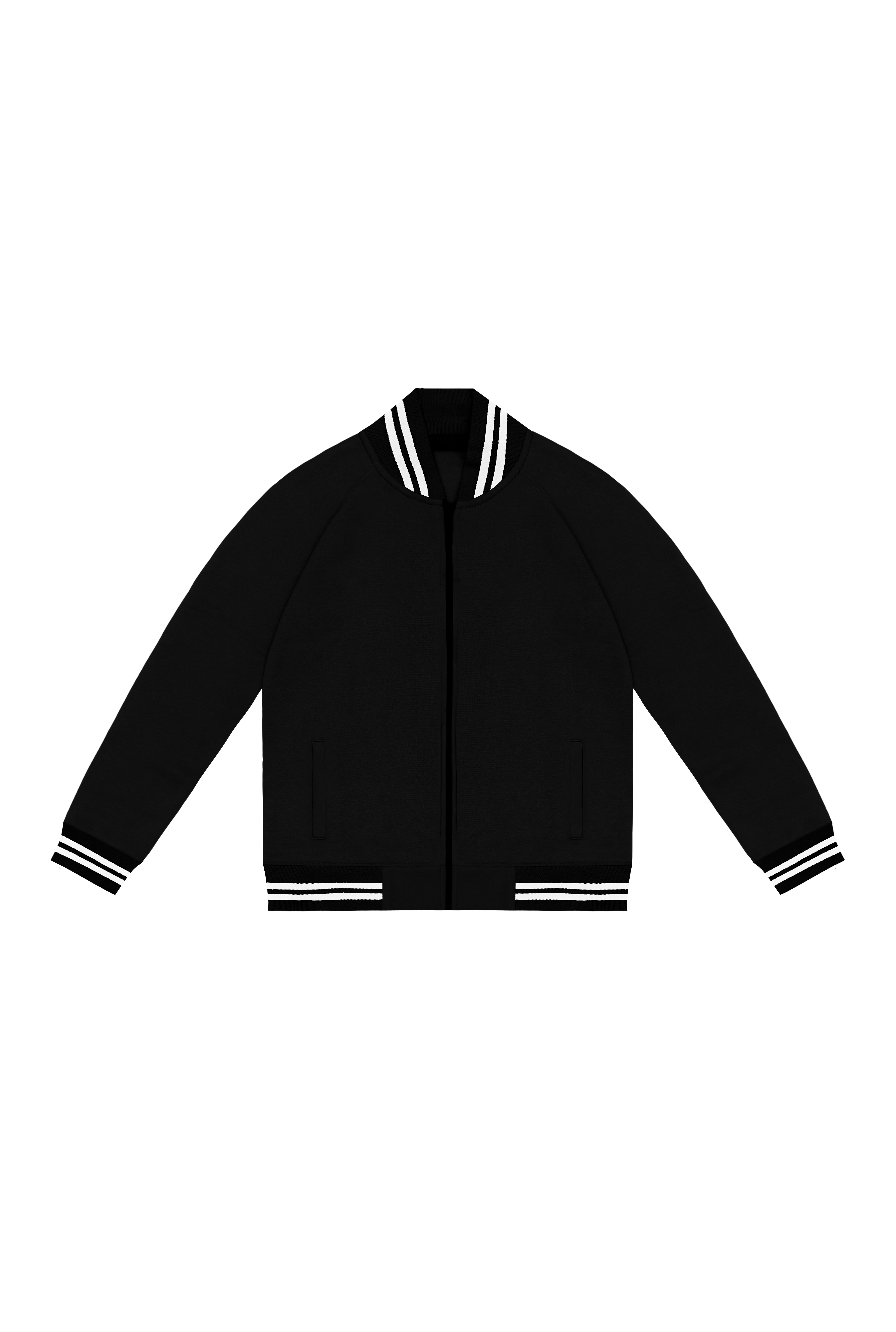 Black Full-Zip Track Jacket