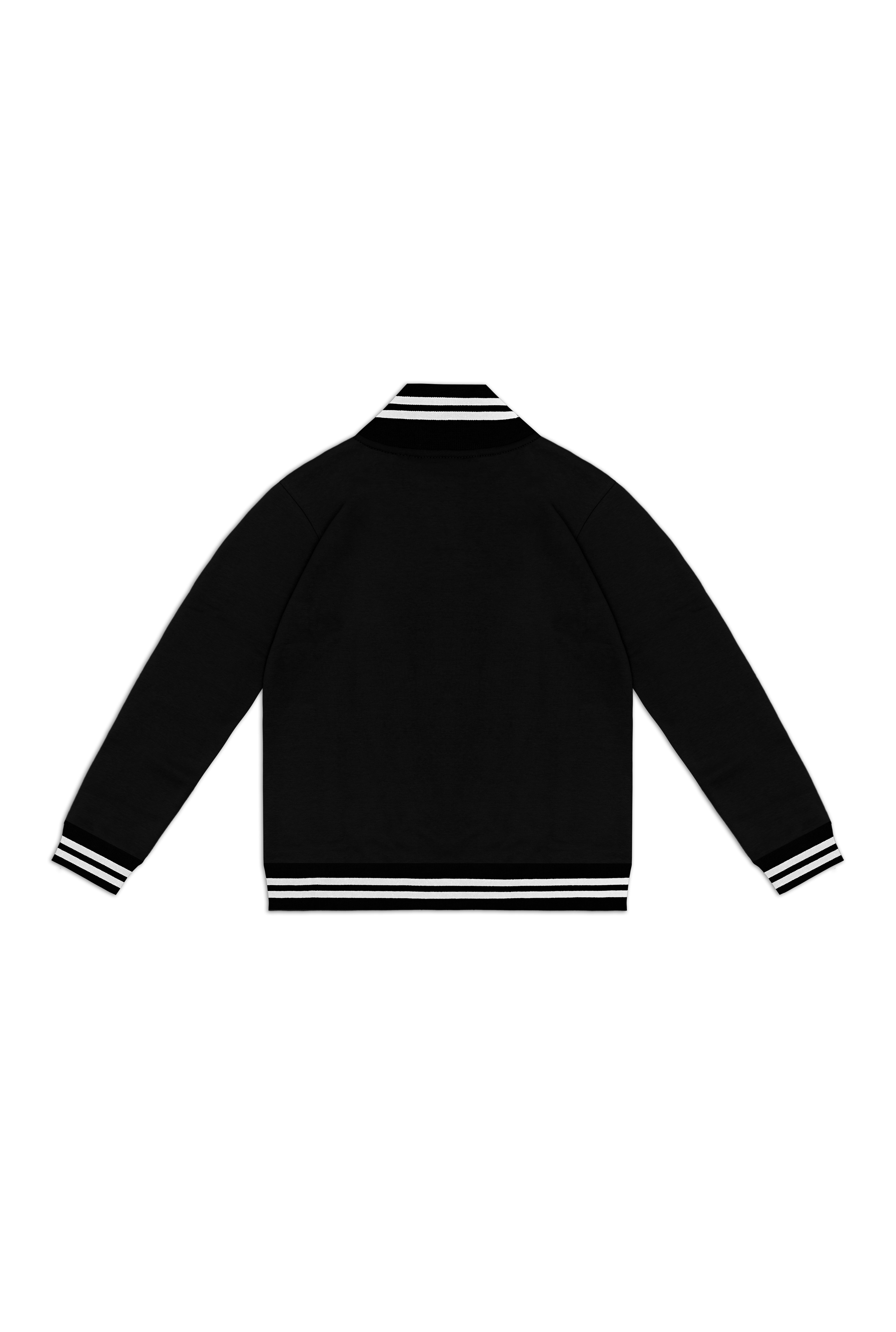 Black Full-Zip Track Jacket