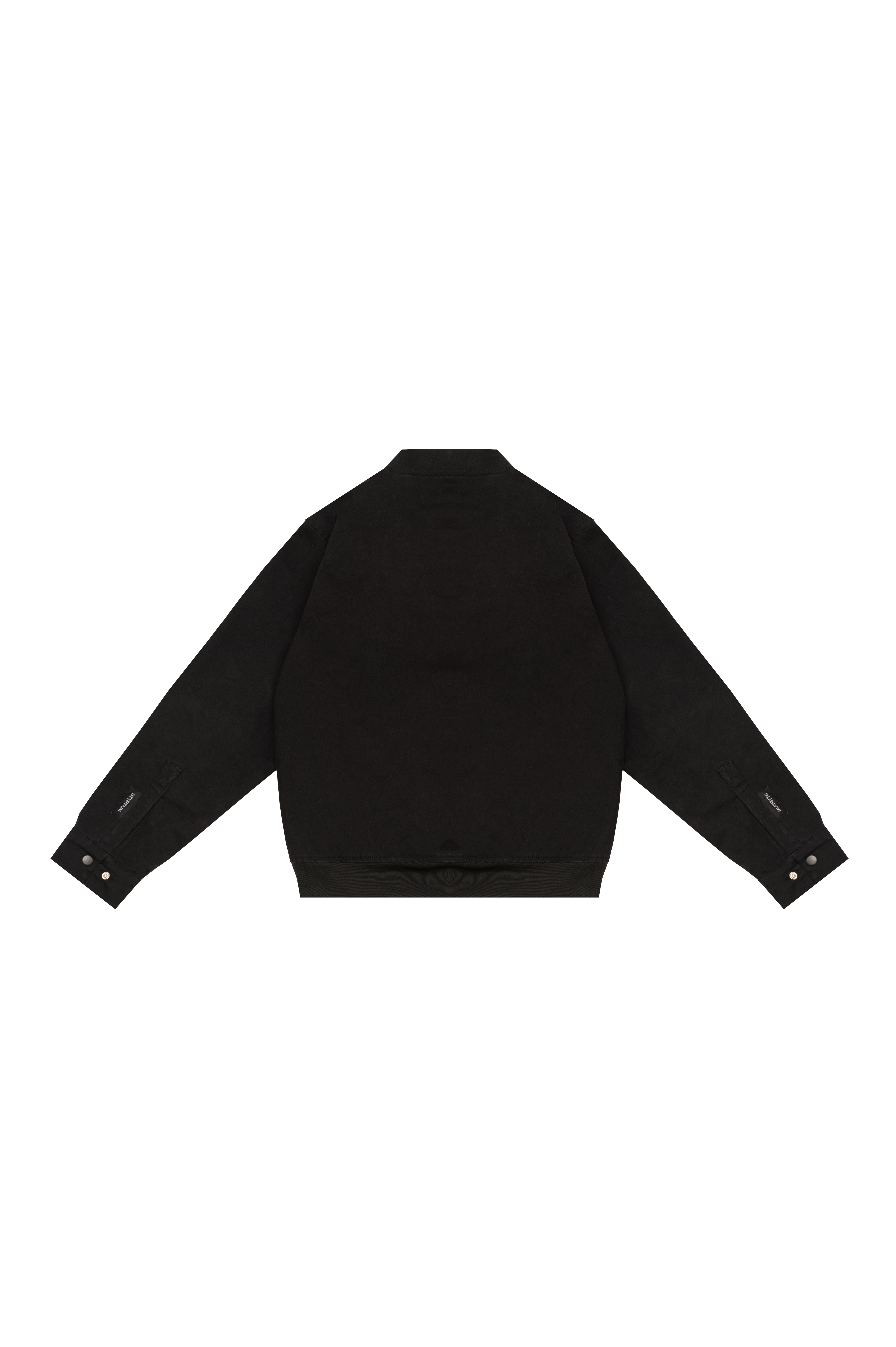 Black - Minimal Utility Street Jacket