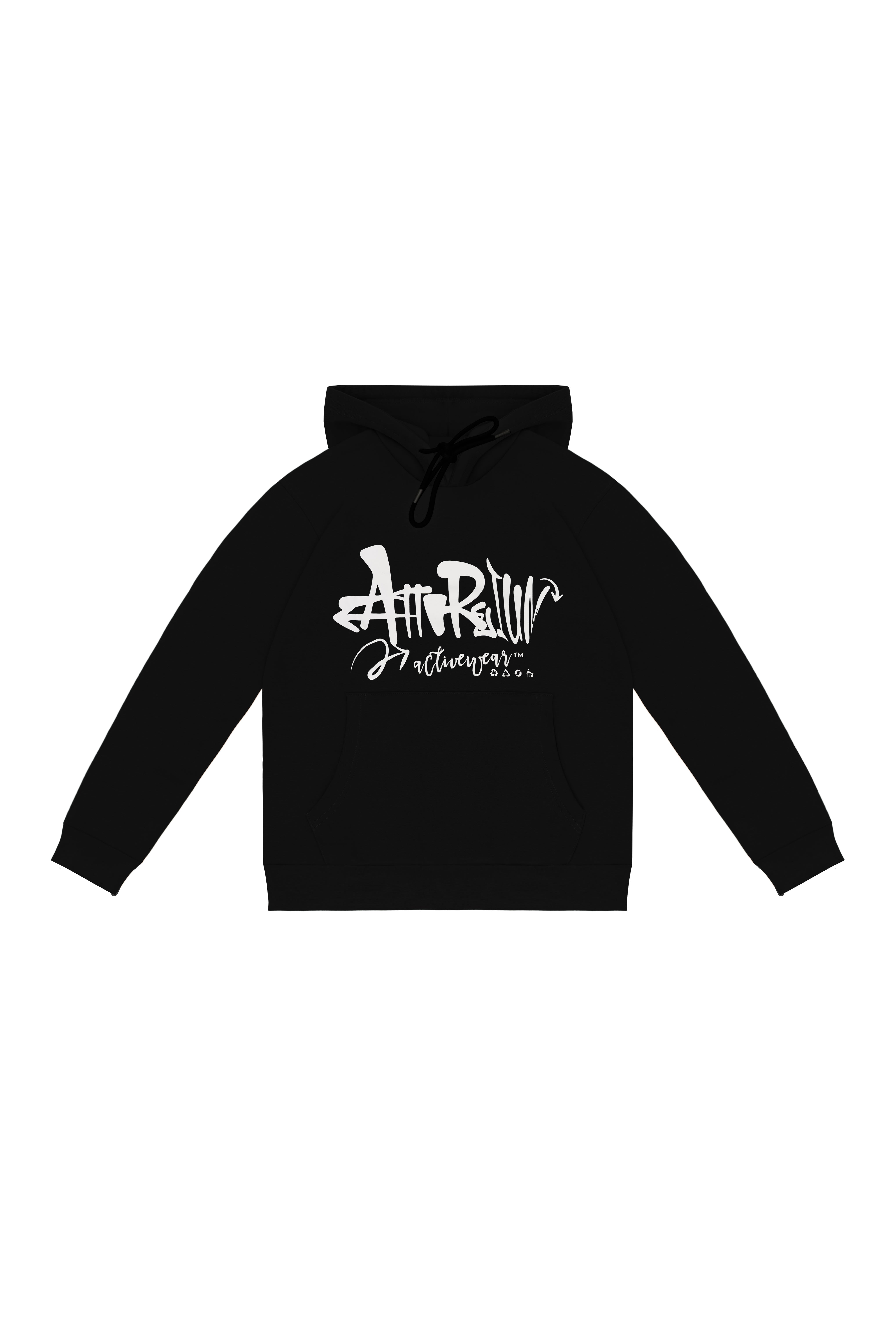 Black Fleece Hoodie – Attireium Graffiti Edition