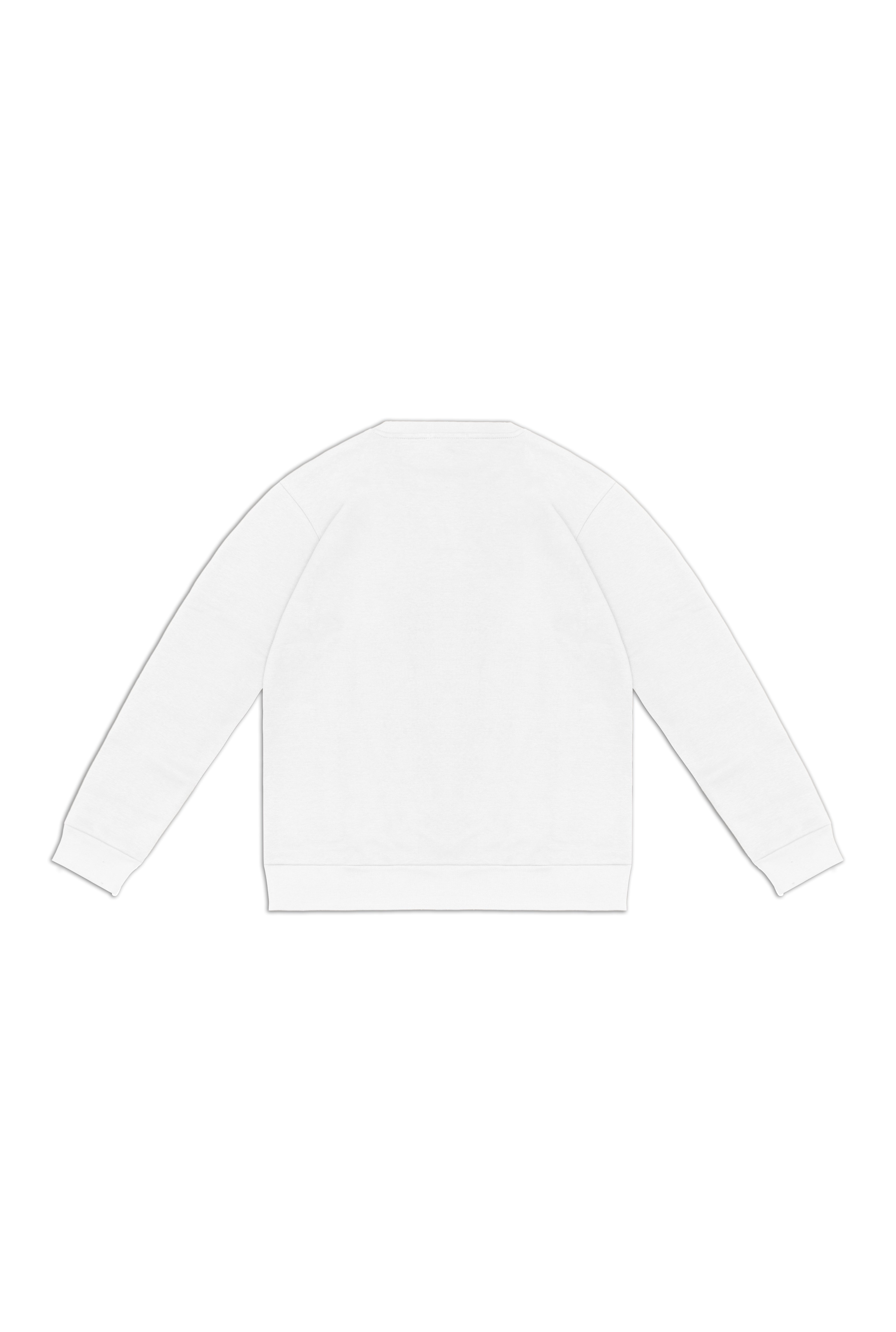 White ME Brushstroke Sweatshirt