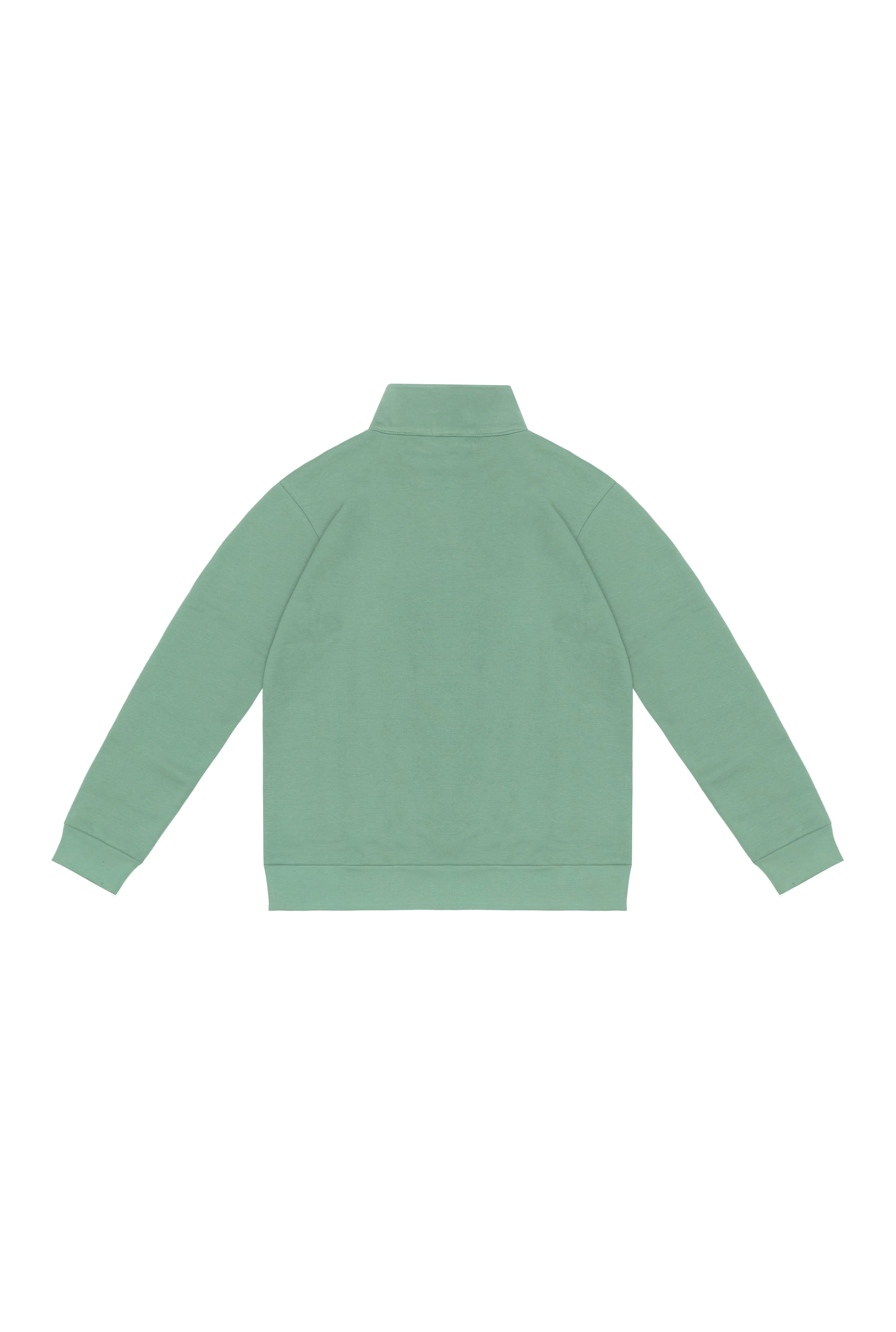 Beryl Green Full-Zip Track Jacket