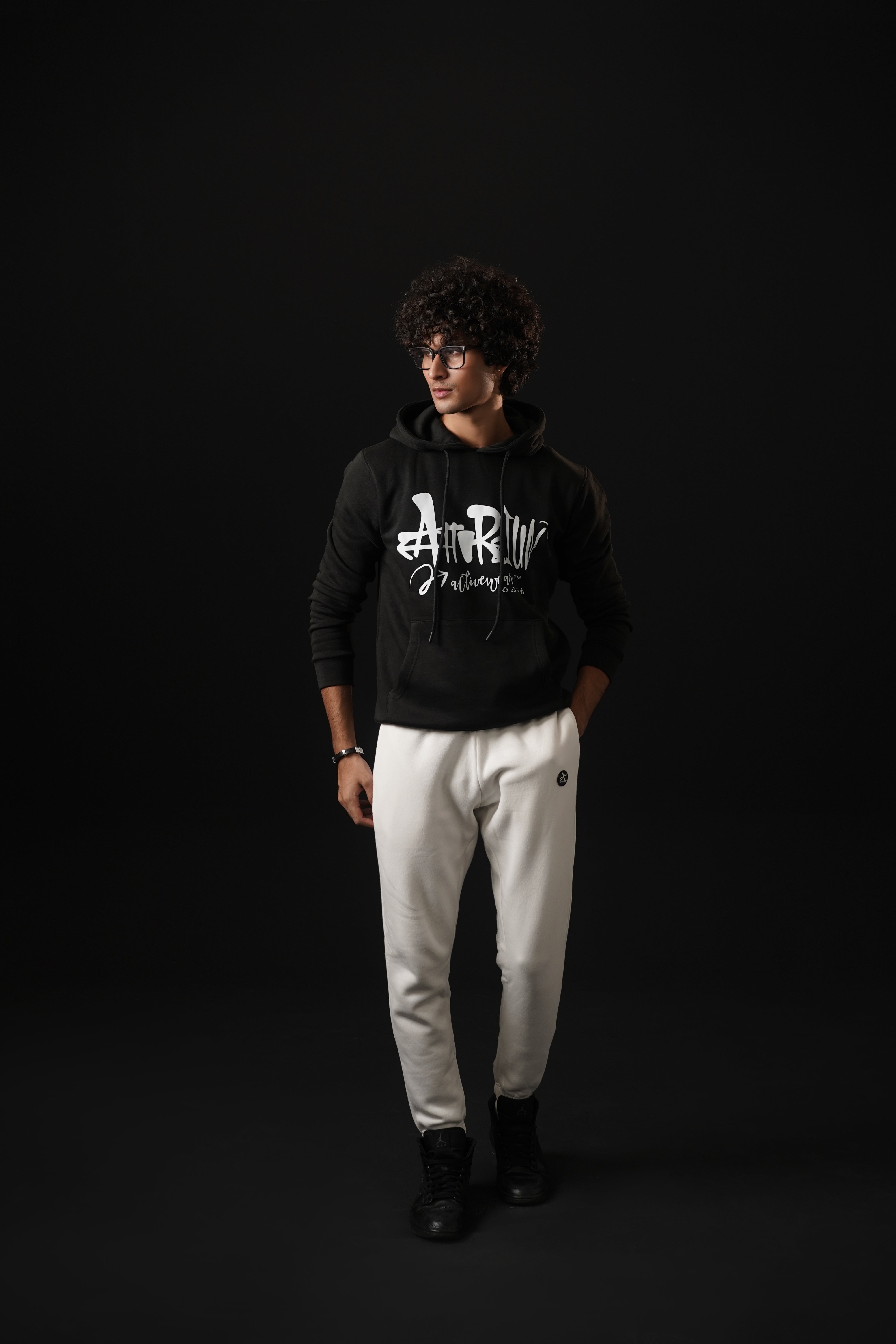 Black Fleece Hoodie – Attireium Graffiti Edition
