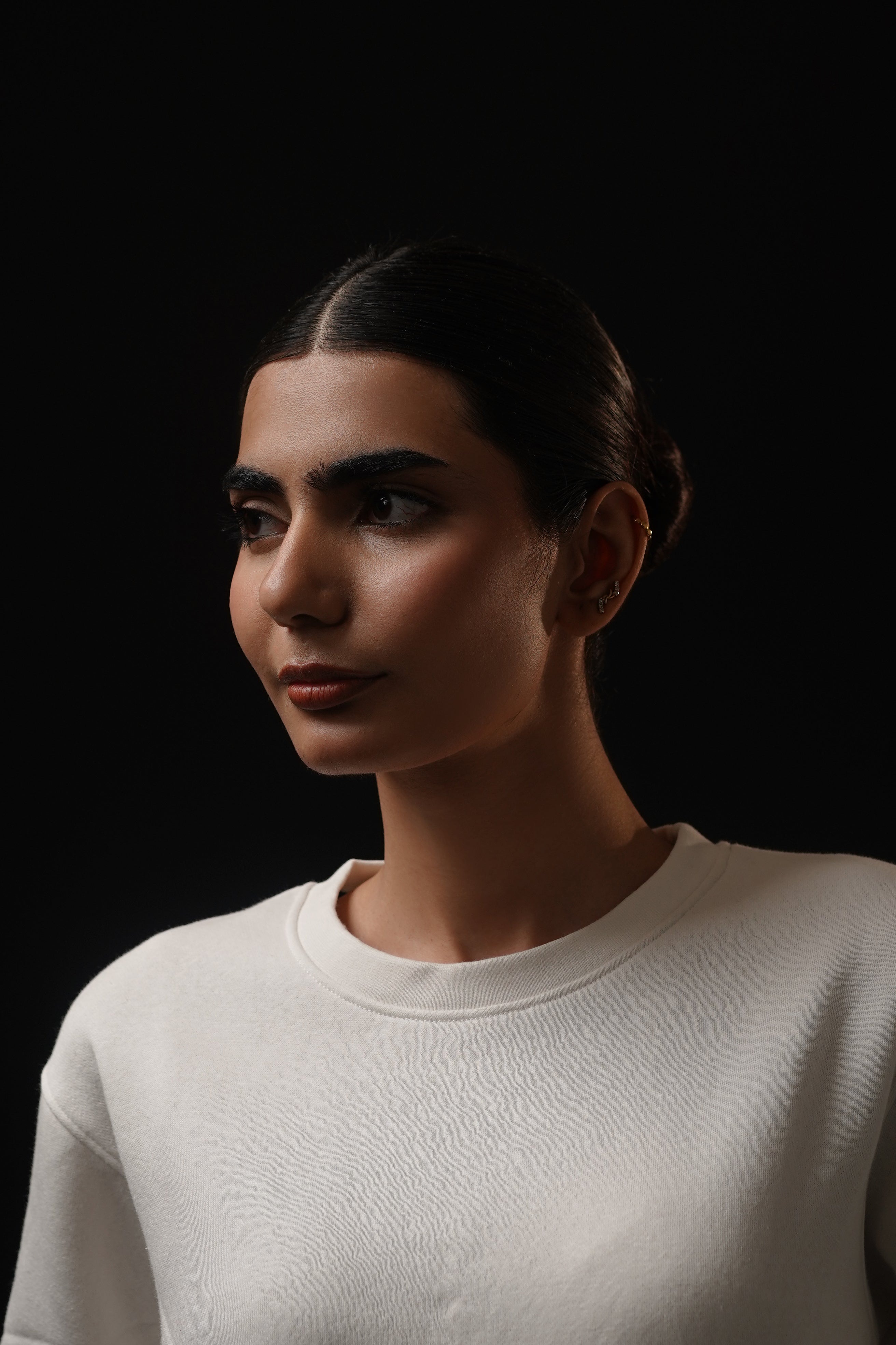 White Monster Graphic Sweatshirt