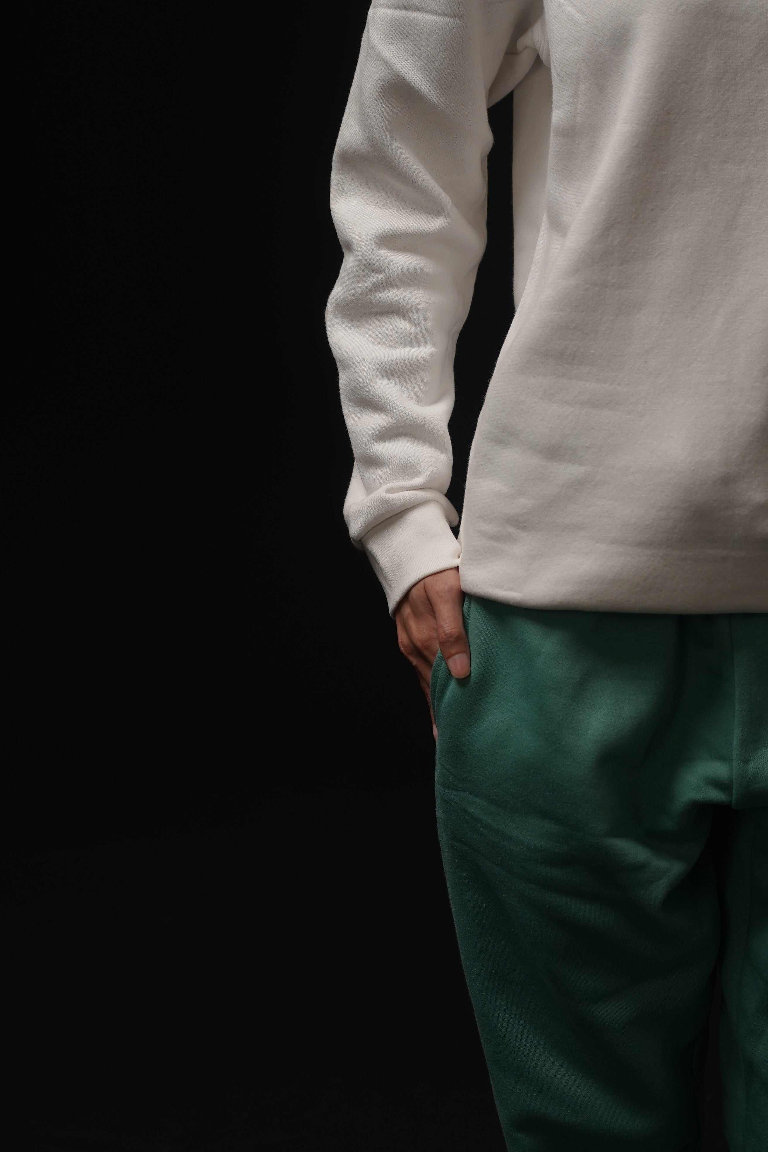 White Monster Graphic Sweatshirt