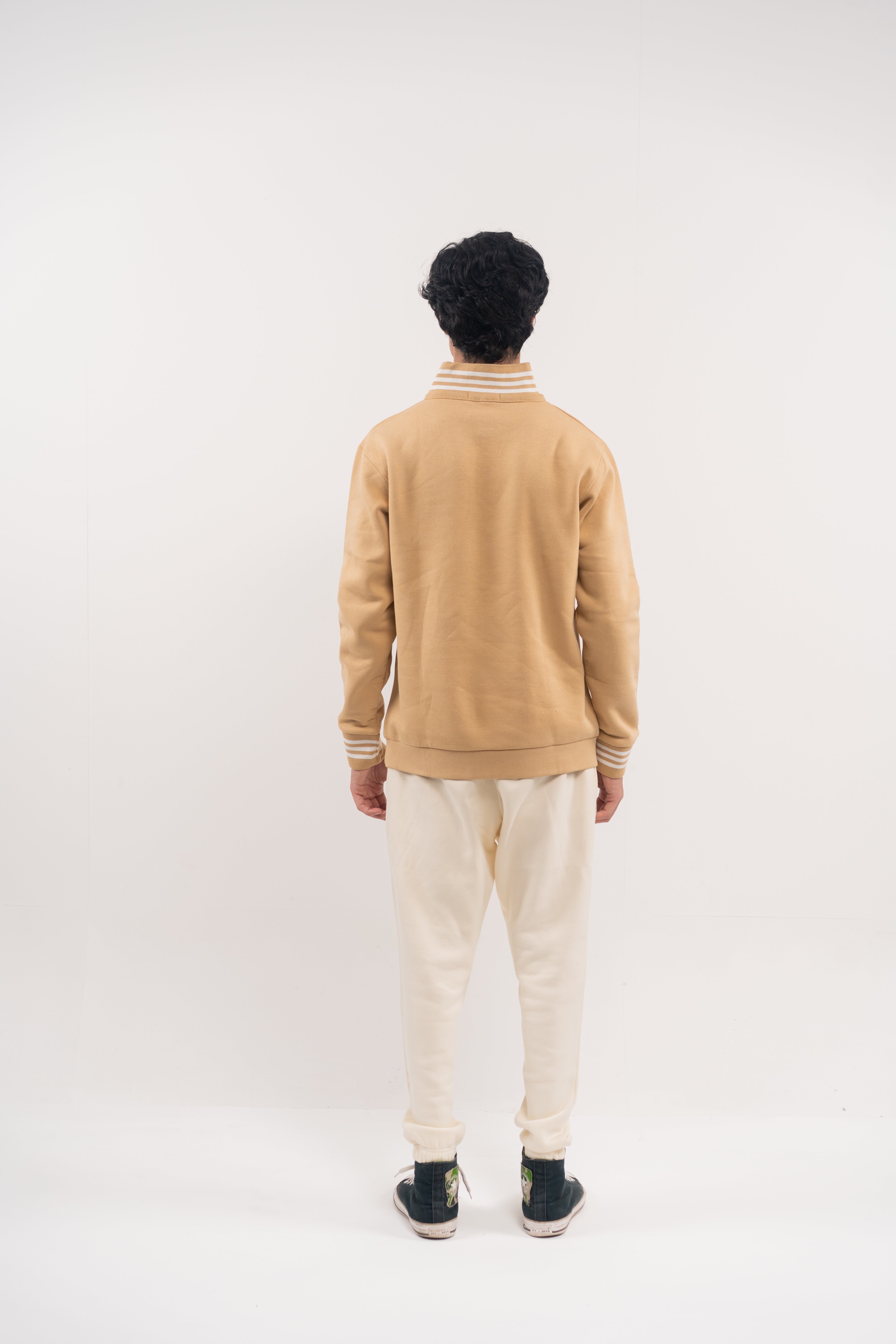 Classic Nude Half-Zip Pullover