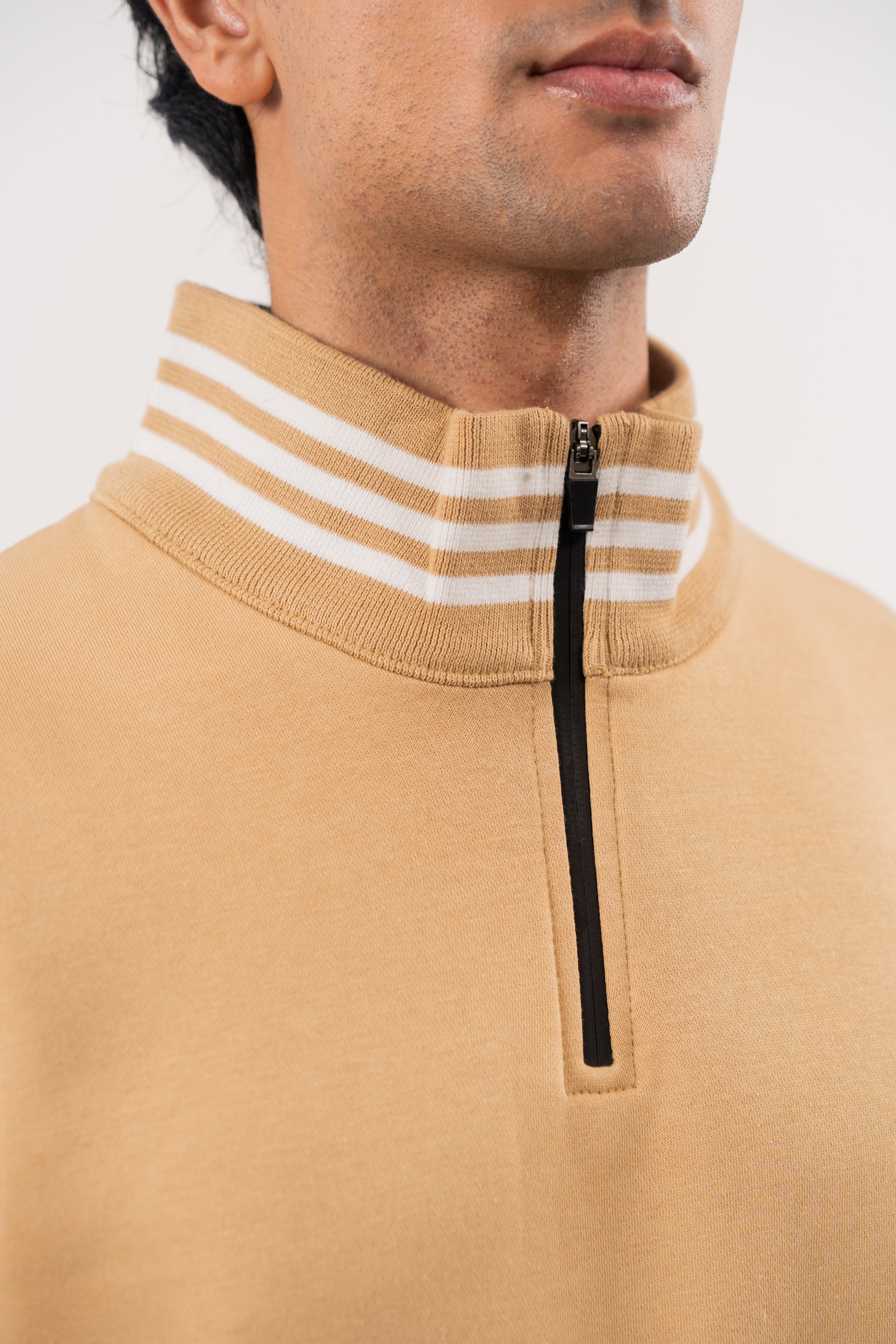 Classic Nude Half-Zip Pullover