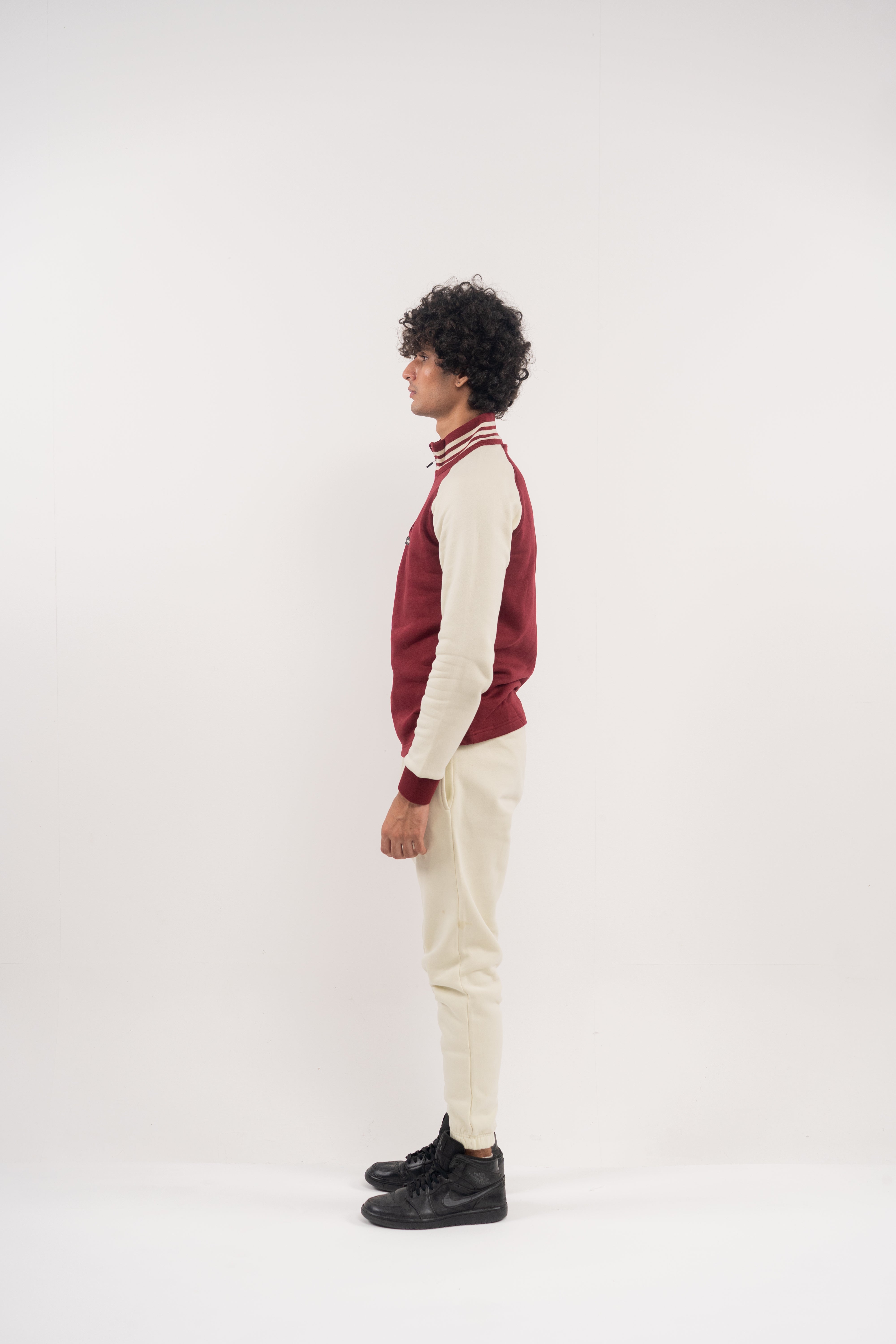 Rhubarb Half-Zip Pullover