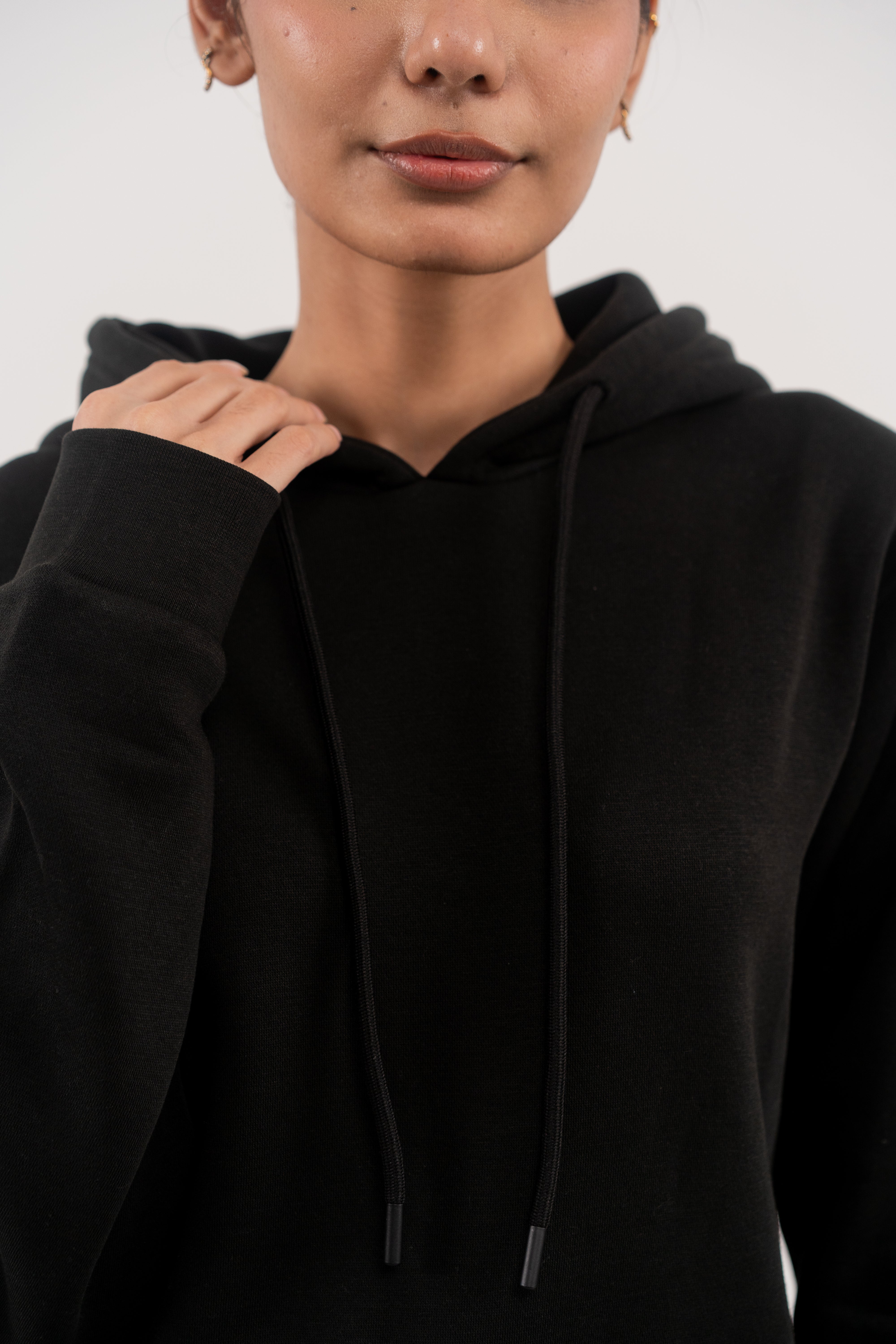 Black Fleece Hoodie – Duck Selfie Edition