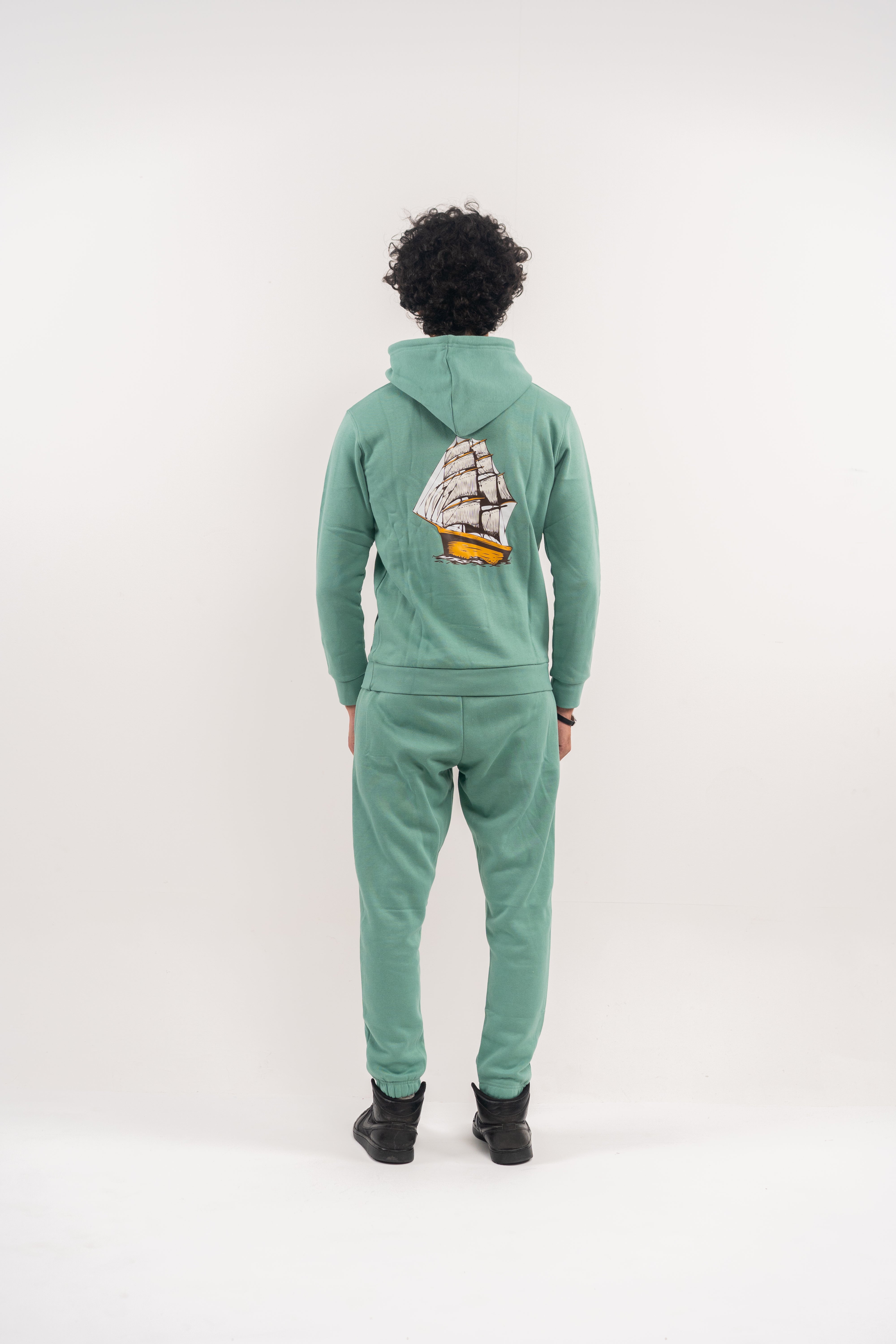 Beryl Green Fleece Hoodie – Back to Nature Edition