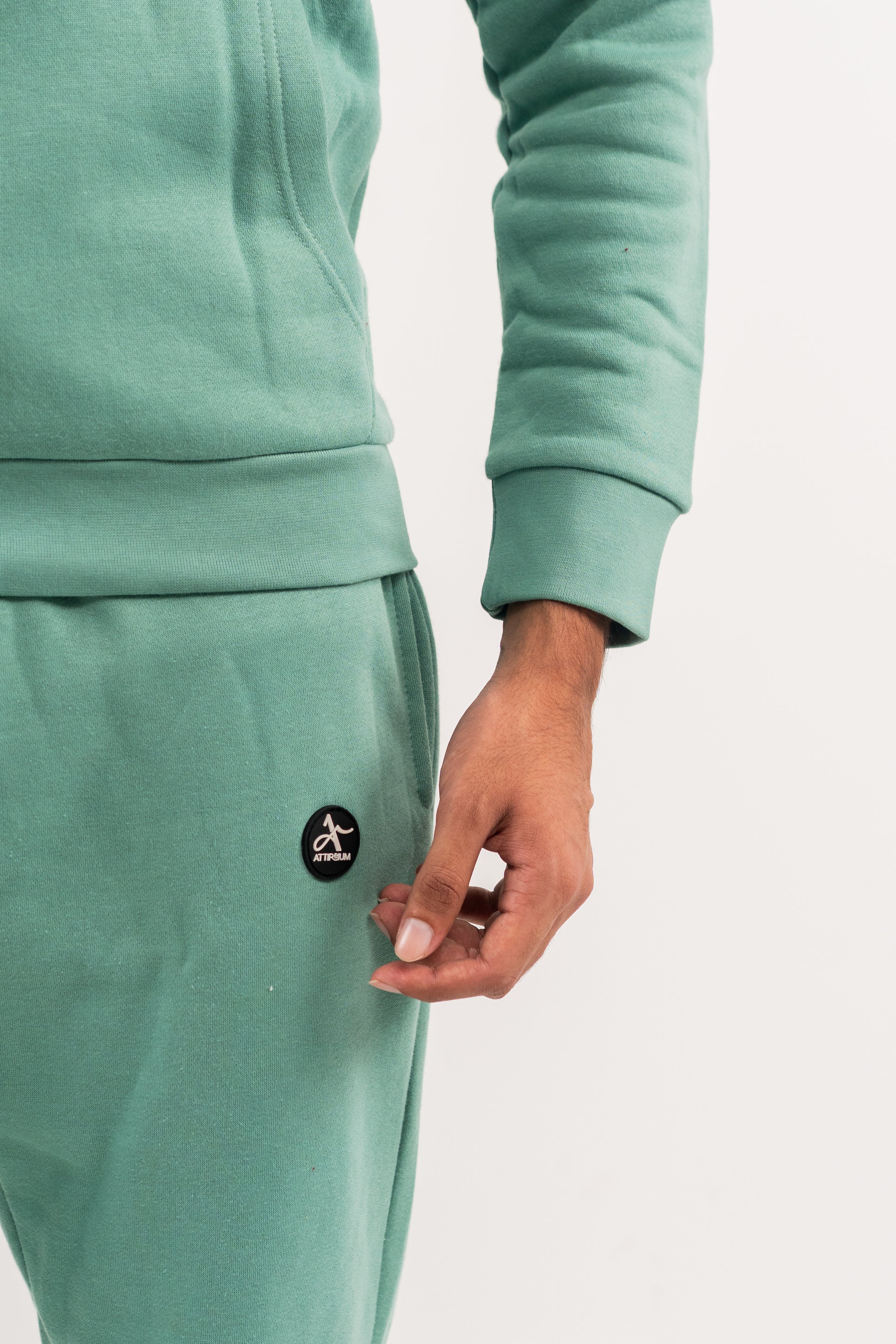 Beryl Green Fleece Hoodie – Back to Nature Edition