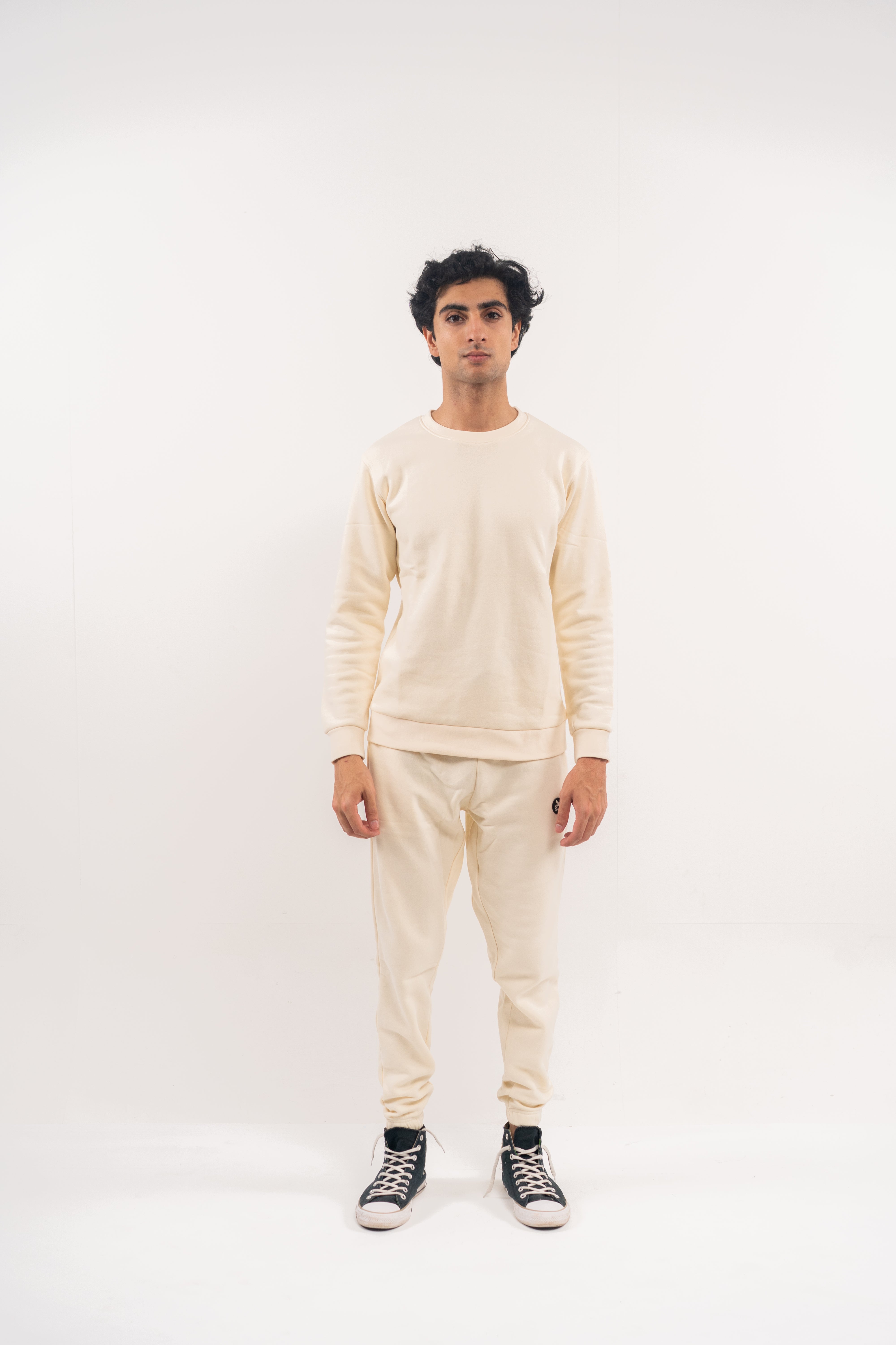 Beige Attireium Classic Sweatshirt