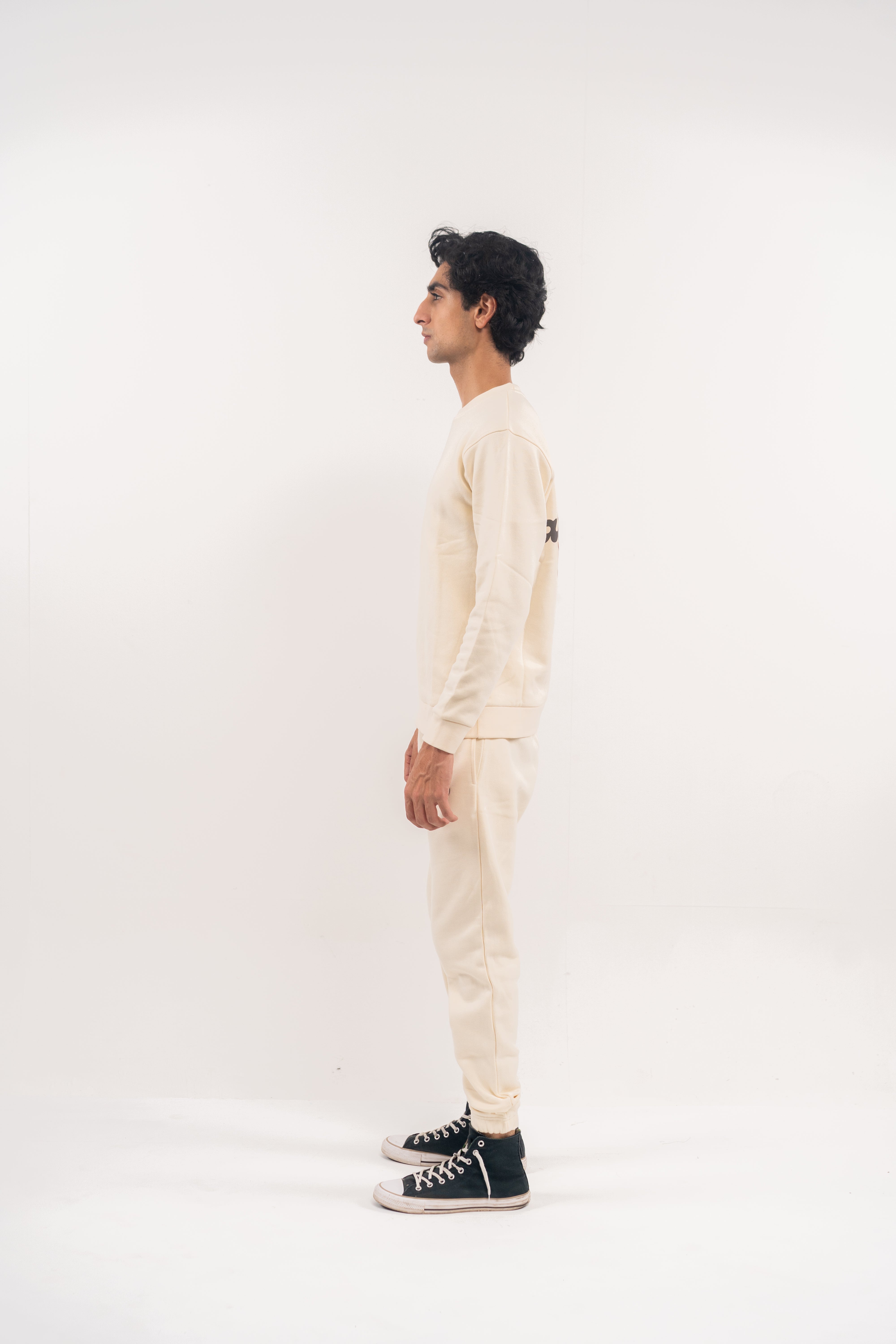 Beige Attireium Classic Sweatshirt