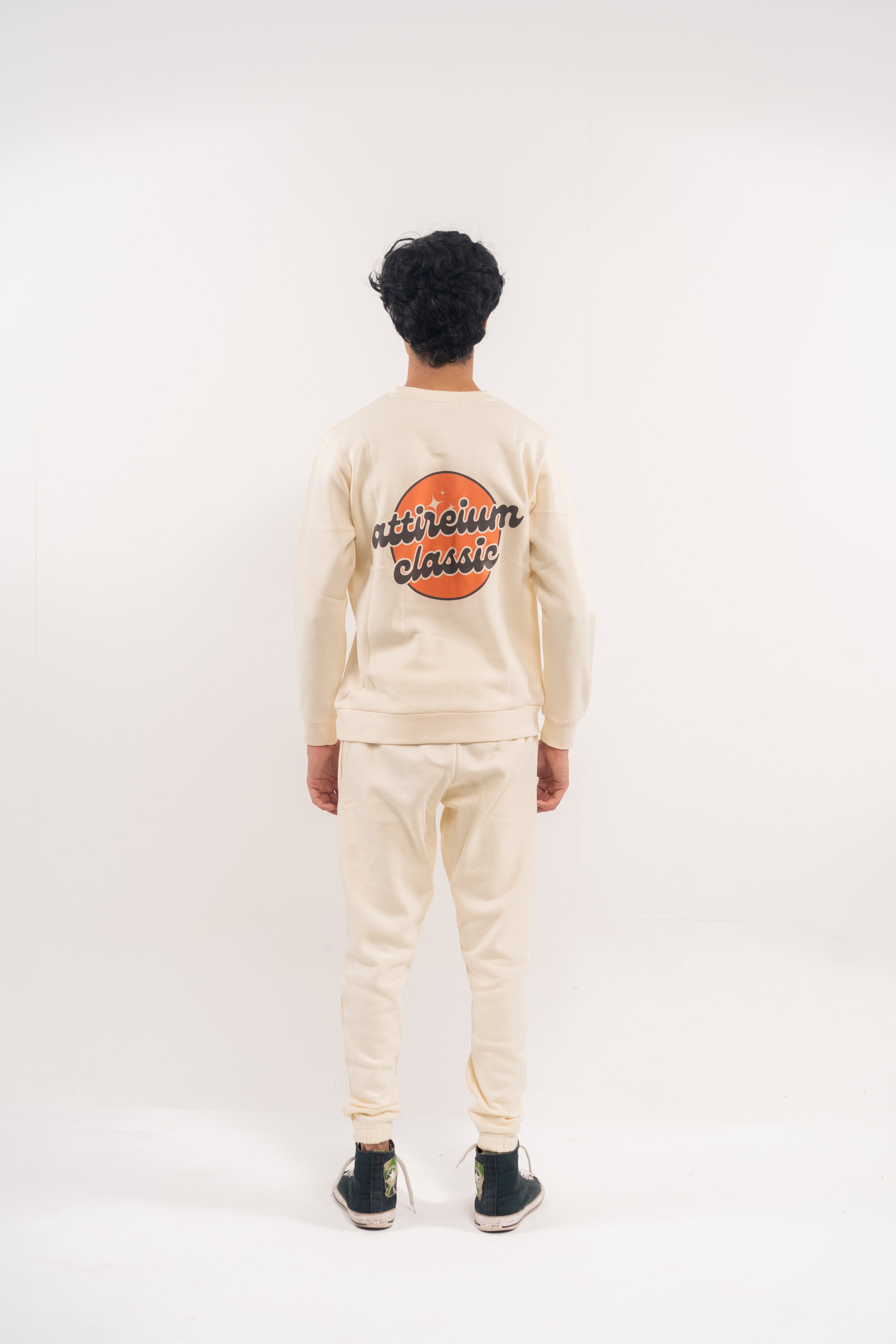 Beige Attireium Classic Sweatshirt