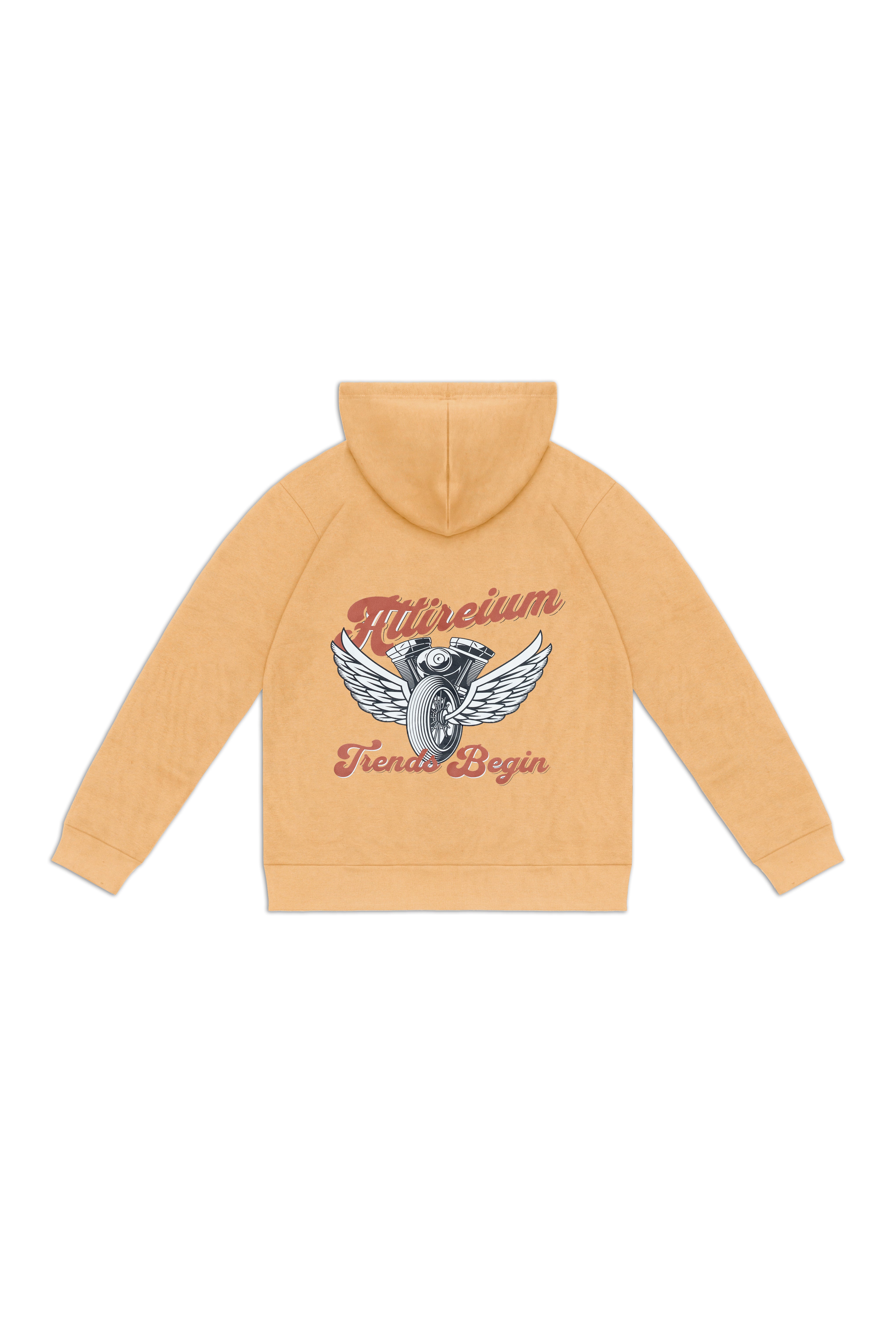 Nude Fleece Hoodie – Attireium Trends Begin Edition