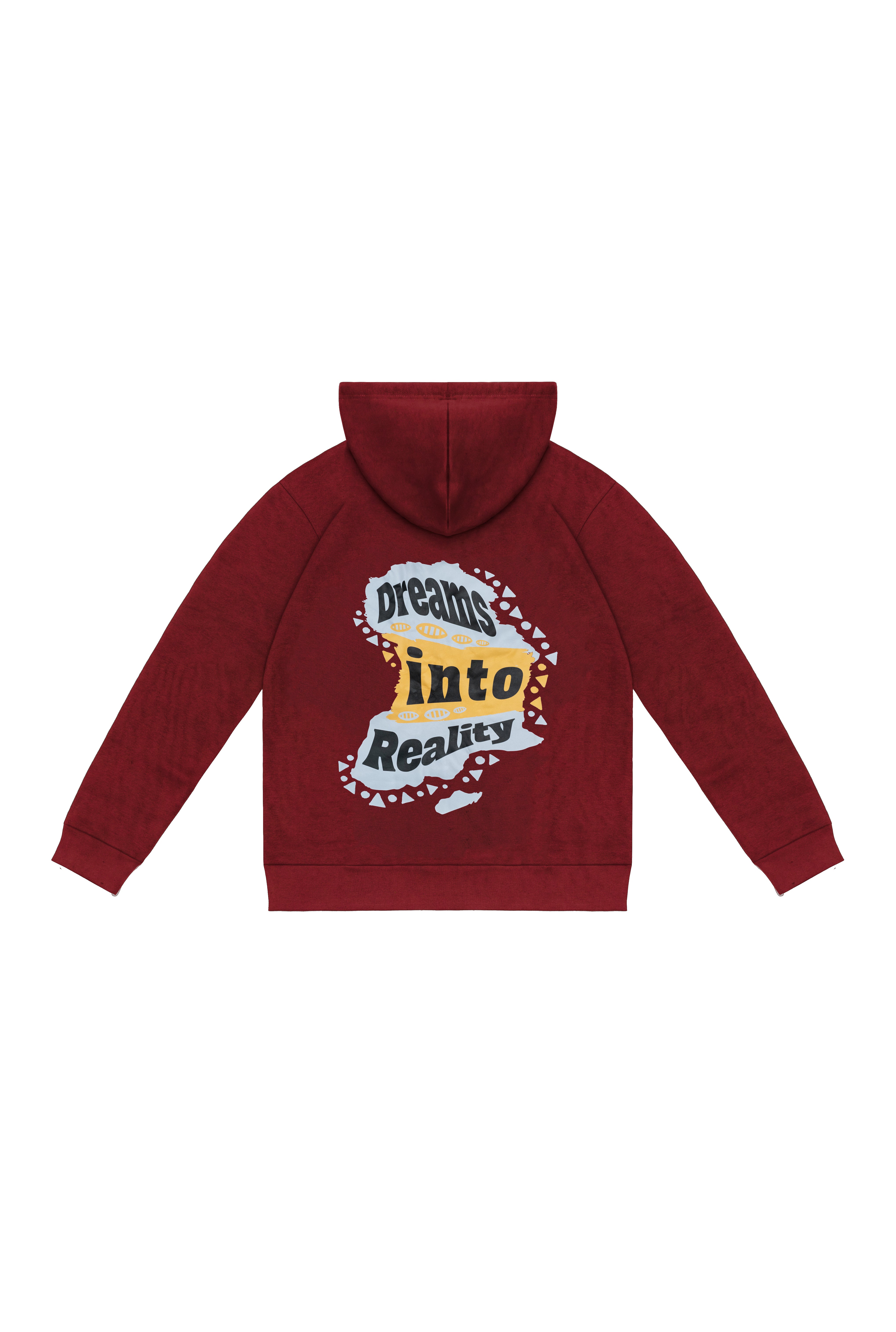 Rhubarb Fleece Hoodie – Dreams into Reality