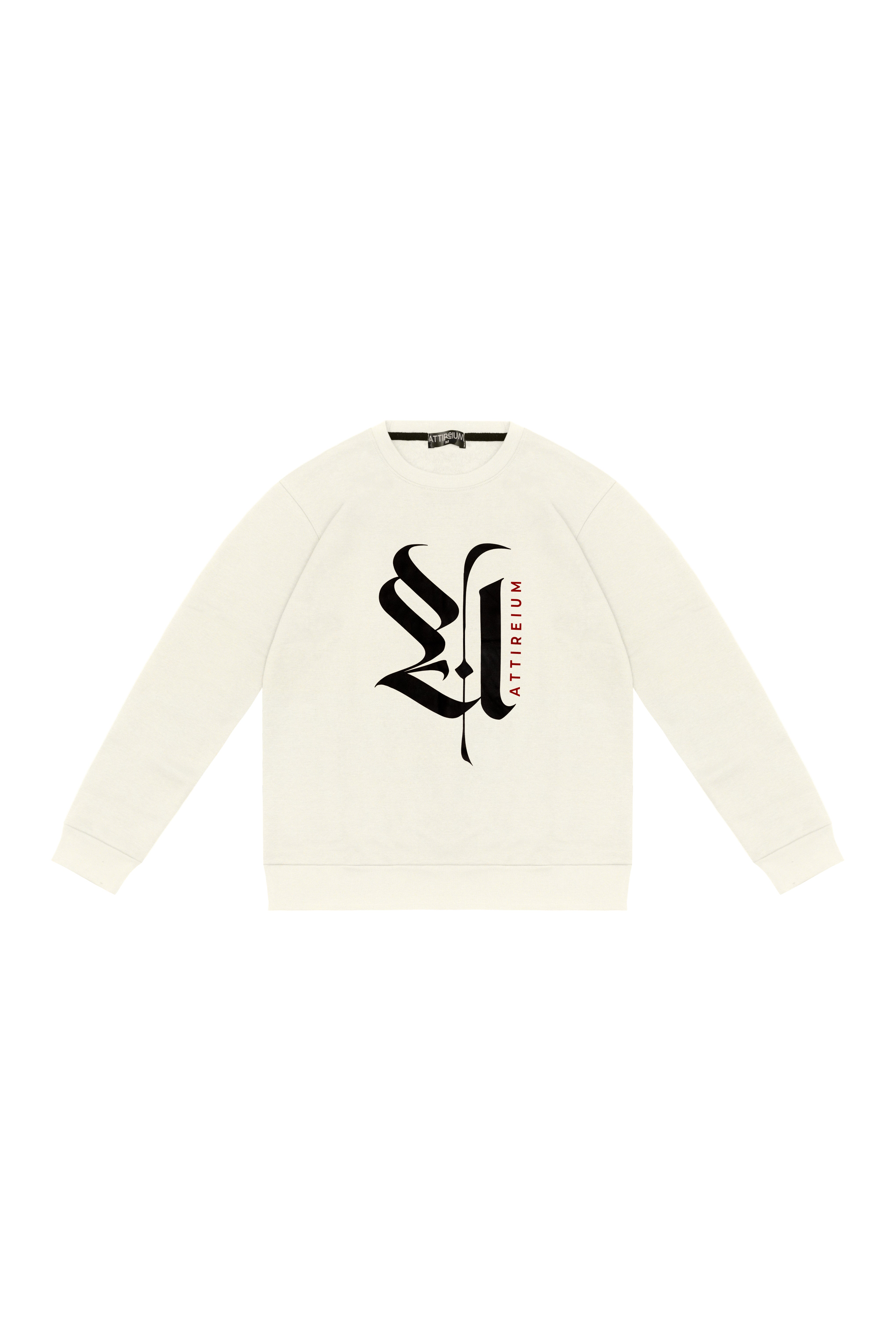 Beige Attireium Signature Sweatshirt