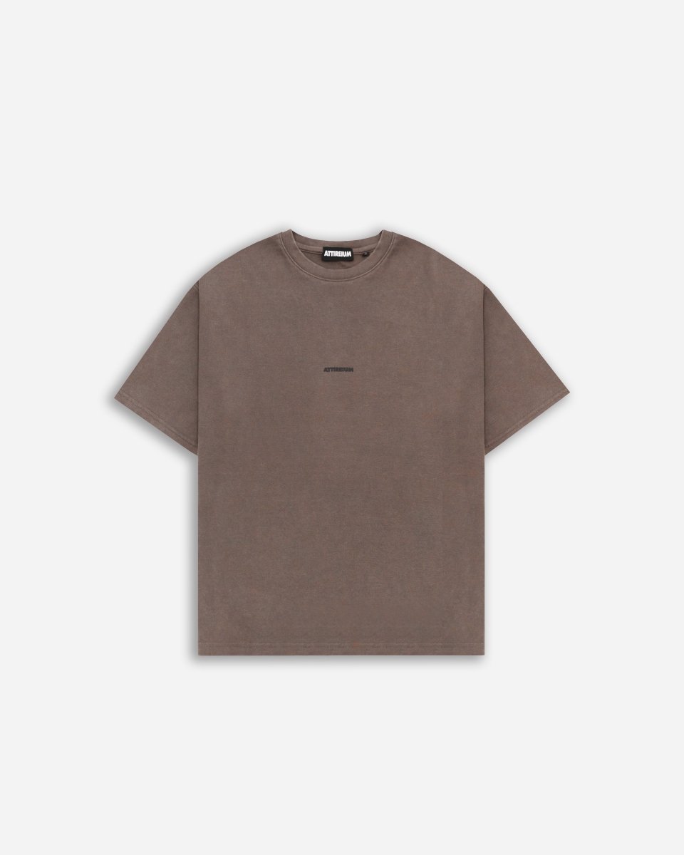 Chocolate Torte – Acid Wash Oversized T-Shirt - Attireium