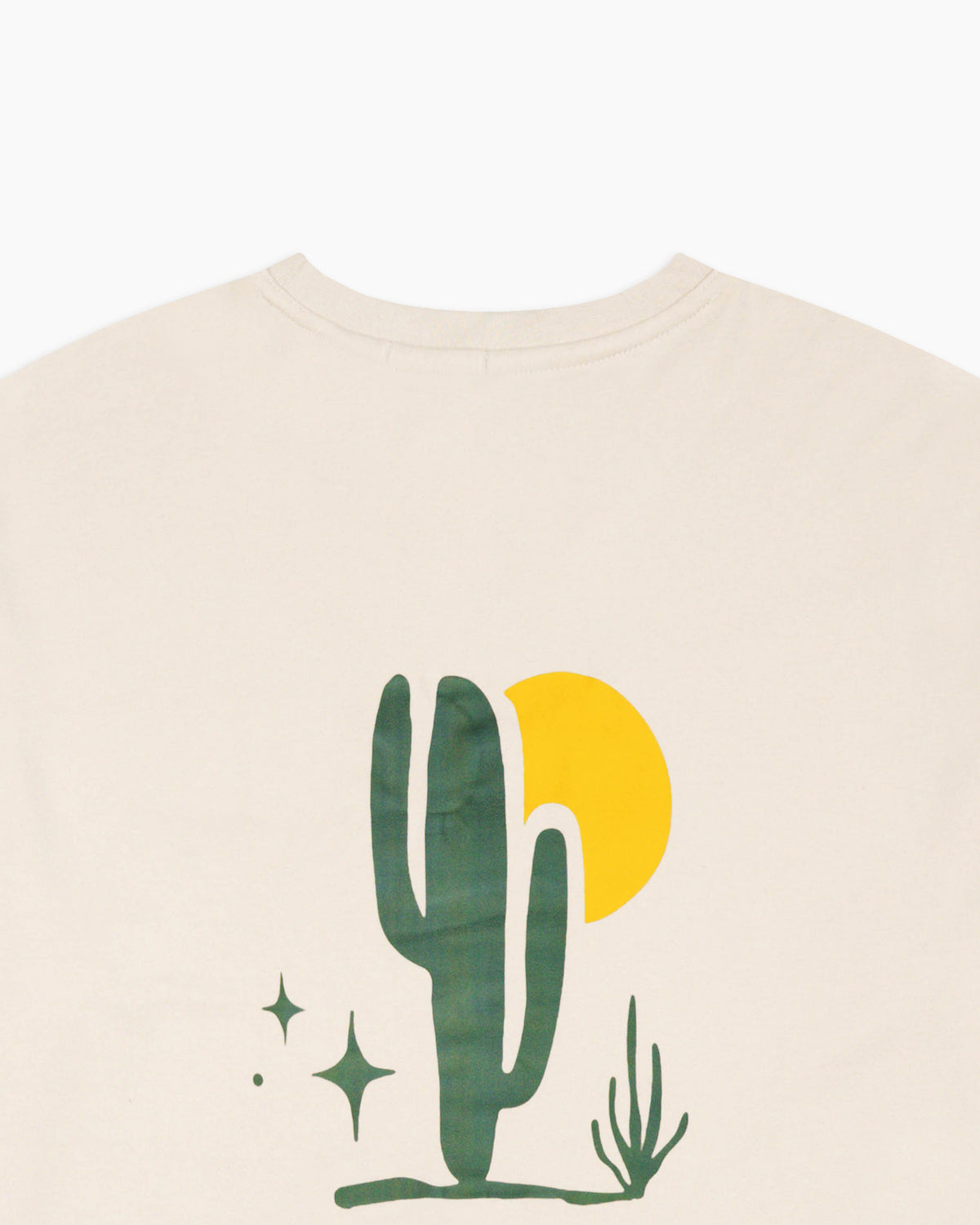 Snowy Peaks Cactus Graphic T-Shirt