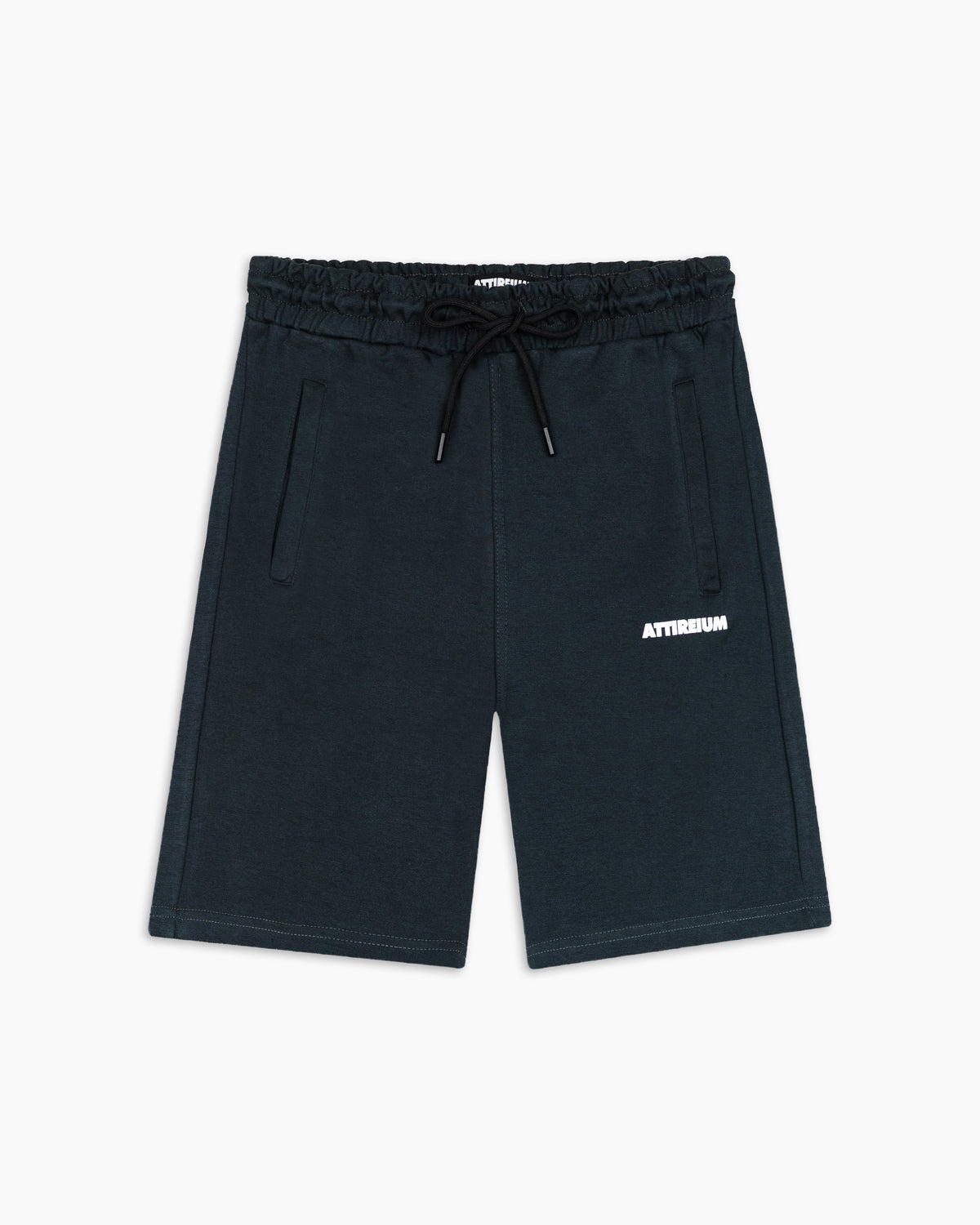 Blue Graphite Combed Cotton Shorts