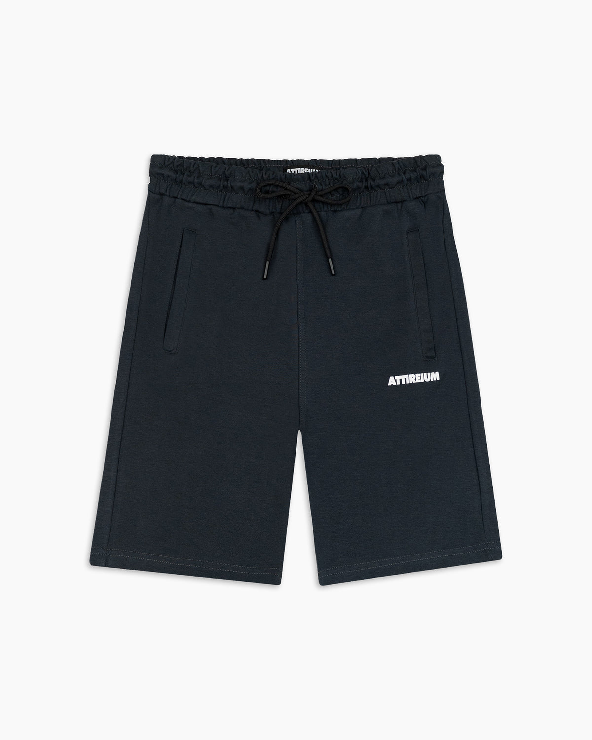 Blue Graphite Combed Cotton Shorts