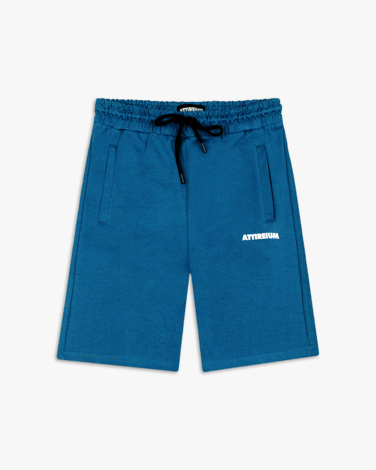 Dark Sapphire Combed Cotton Shorts