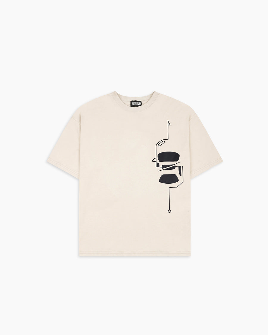 Snowy Peaks Car Graphic T-Shirt