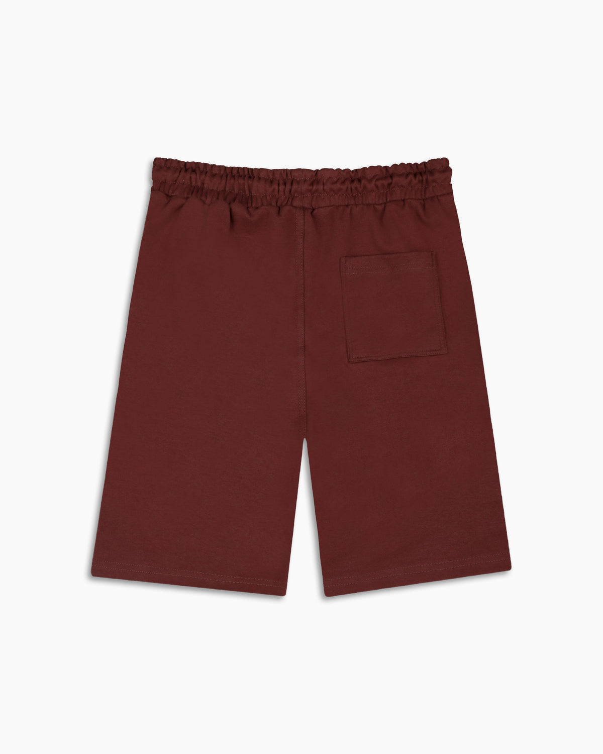 Ruby Wine Combed Cotton Shorts