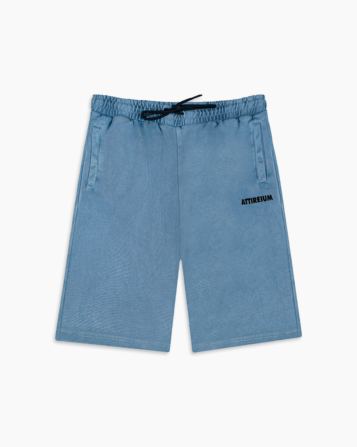 Washed Blue Acid Wash Short