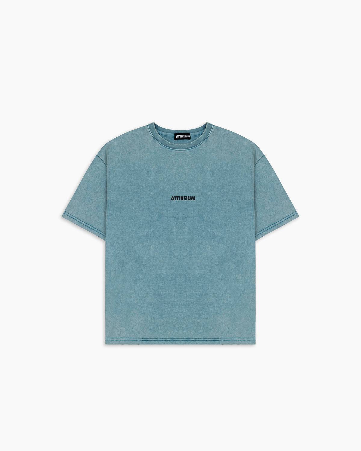 Washed Teal Acid Wash T-Shirt