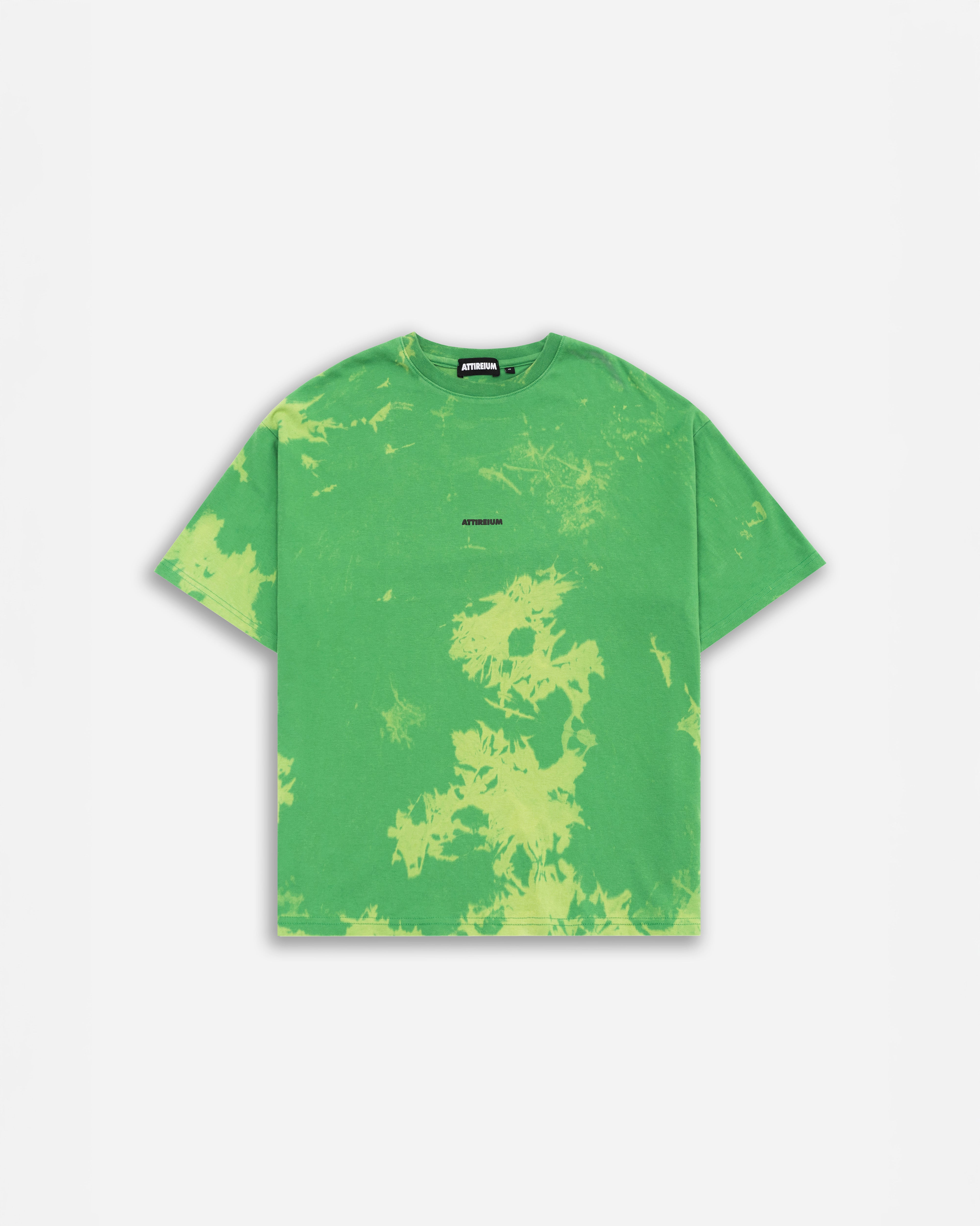 Emerald Drift – Random Wash Oversized T-Shirt
