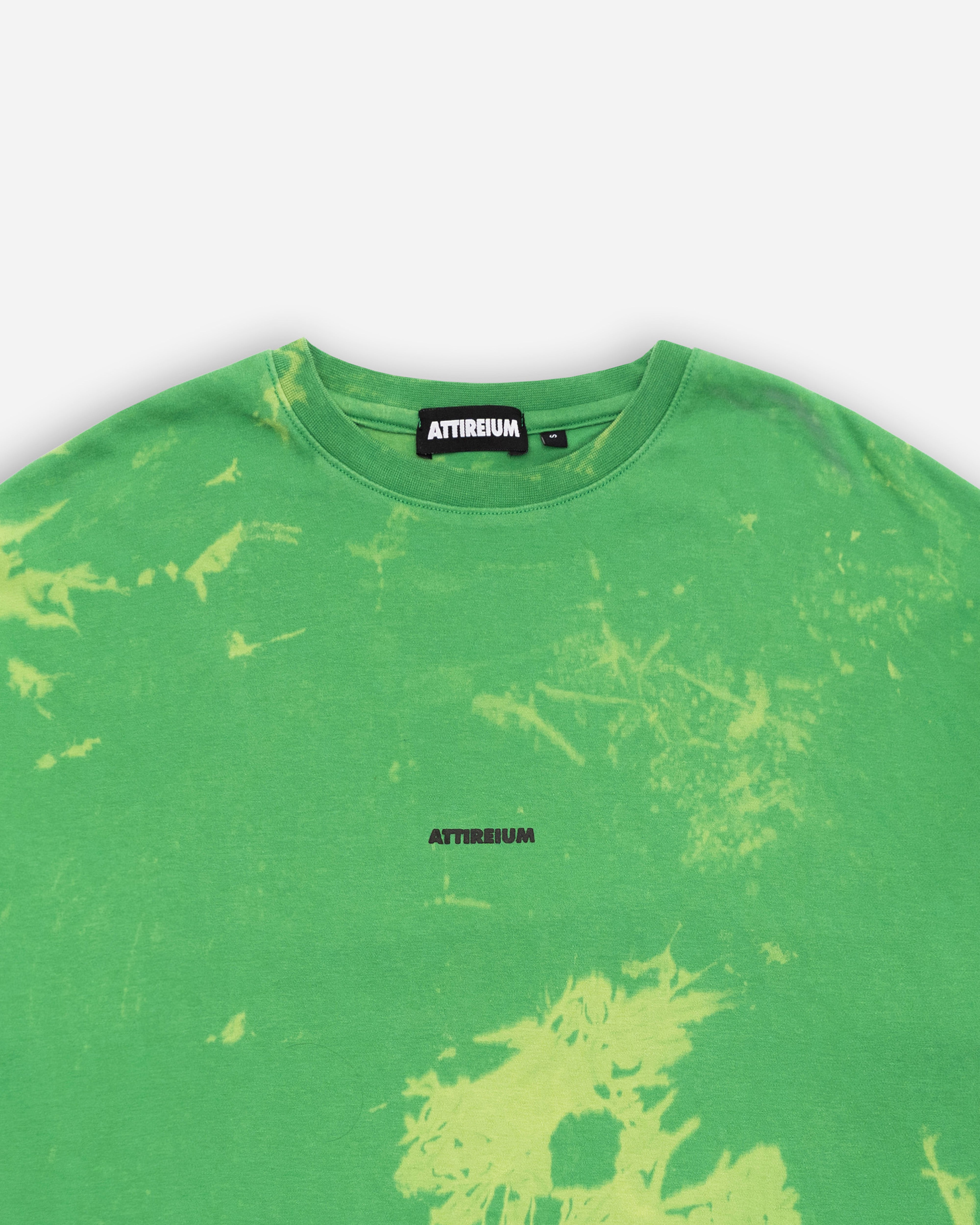 Emerald Drift – Random Wash Oversized T-Shirt