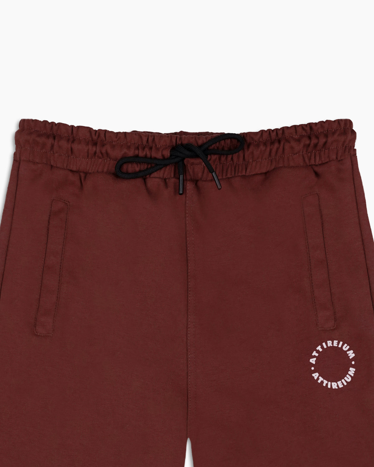 Ruby Wine Combed Cotton Shorts