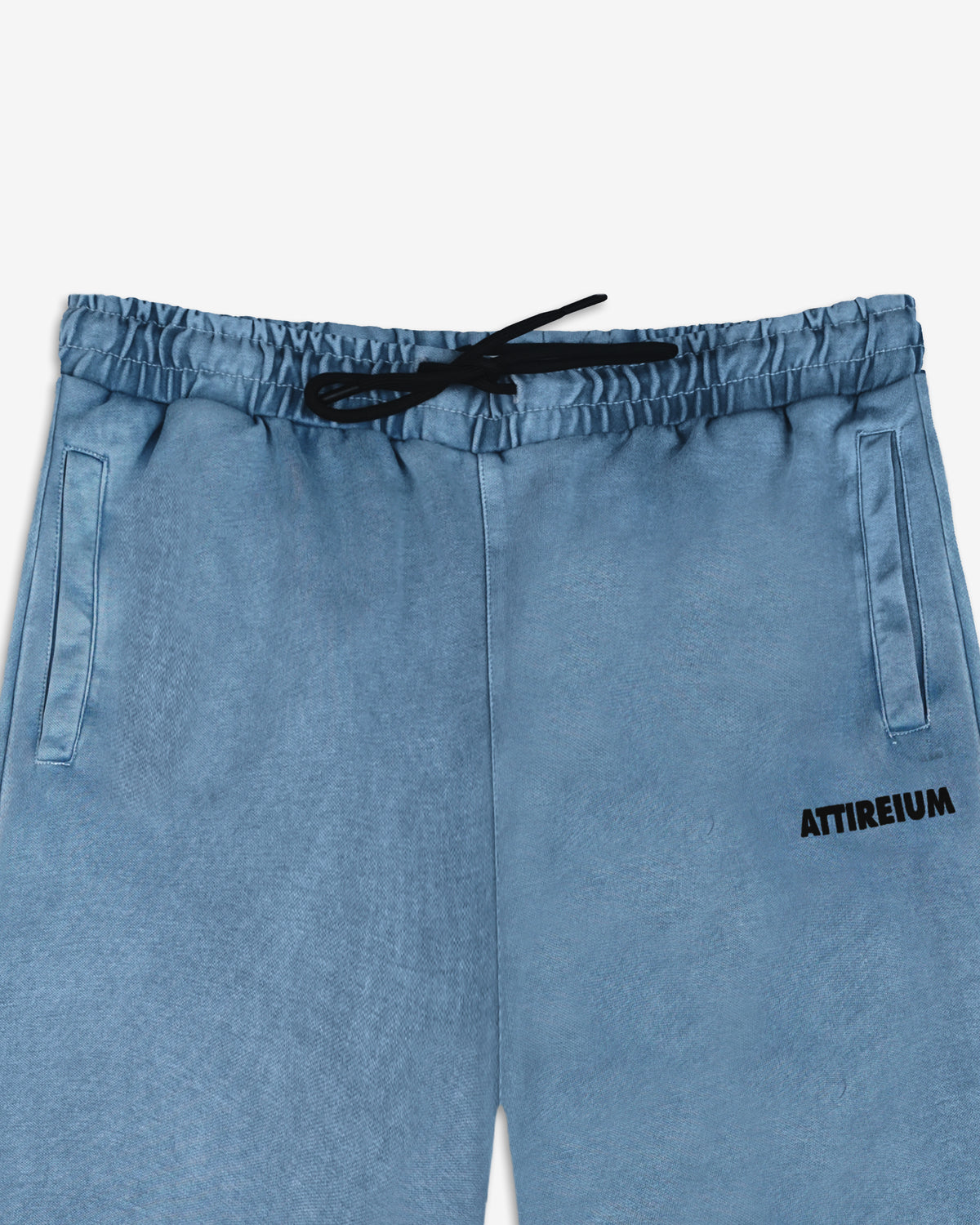 Washed Blue Acid Wash Short
